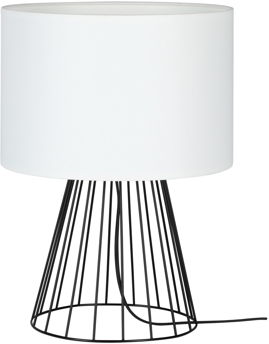 BRITOP LIGHTING Tischleuchte »Swan«, 1 flammig-flammig, Dekorative Leuchte  aus Metall mit hochwertigem Lampenschirm bestellen | BAUR