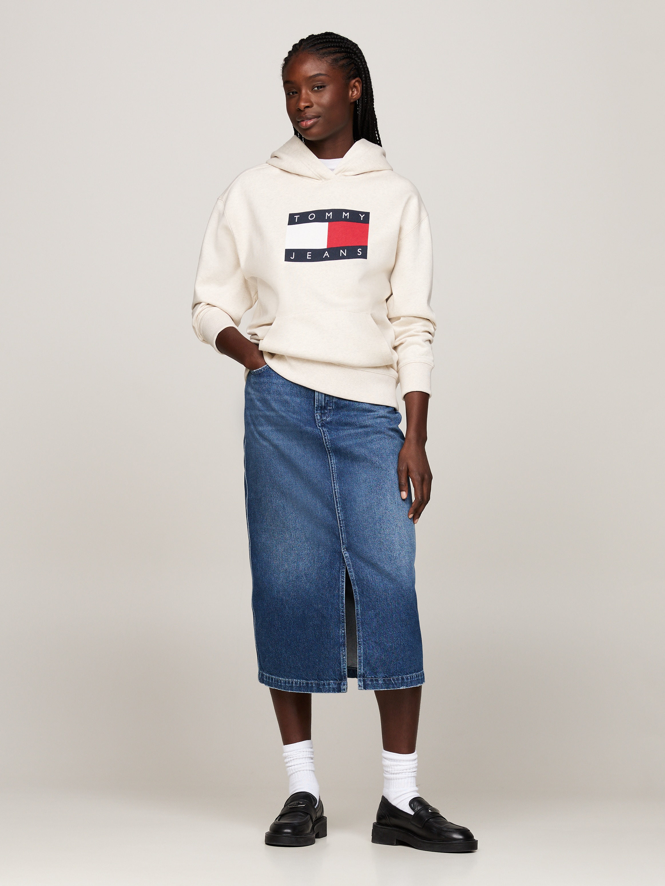 Tommy Jeans Kapuzensweatshirt, mit großem Logo