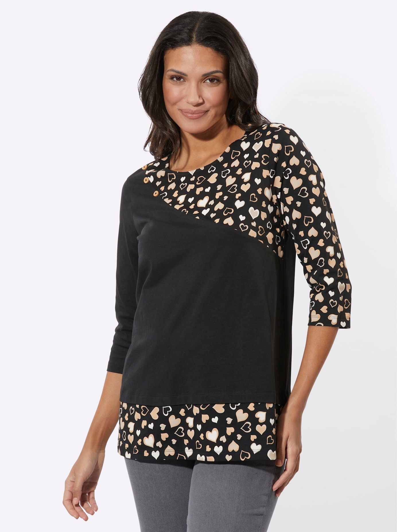 Classic Basics Longshirt "Longshirt" 1 Stk. tlg. günstig online kaufen