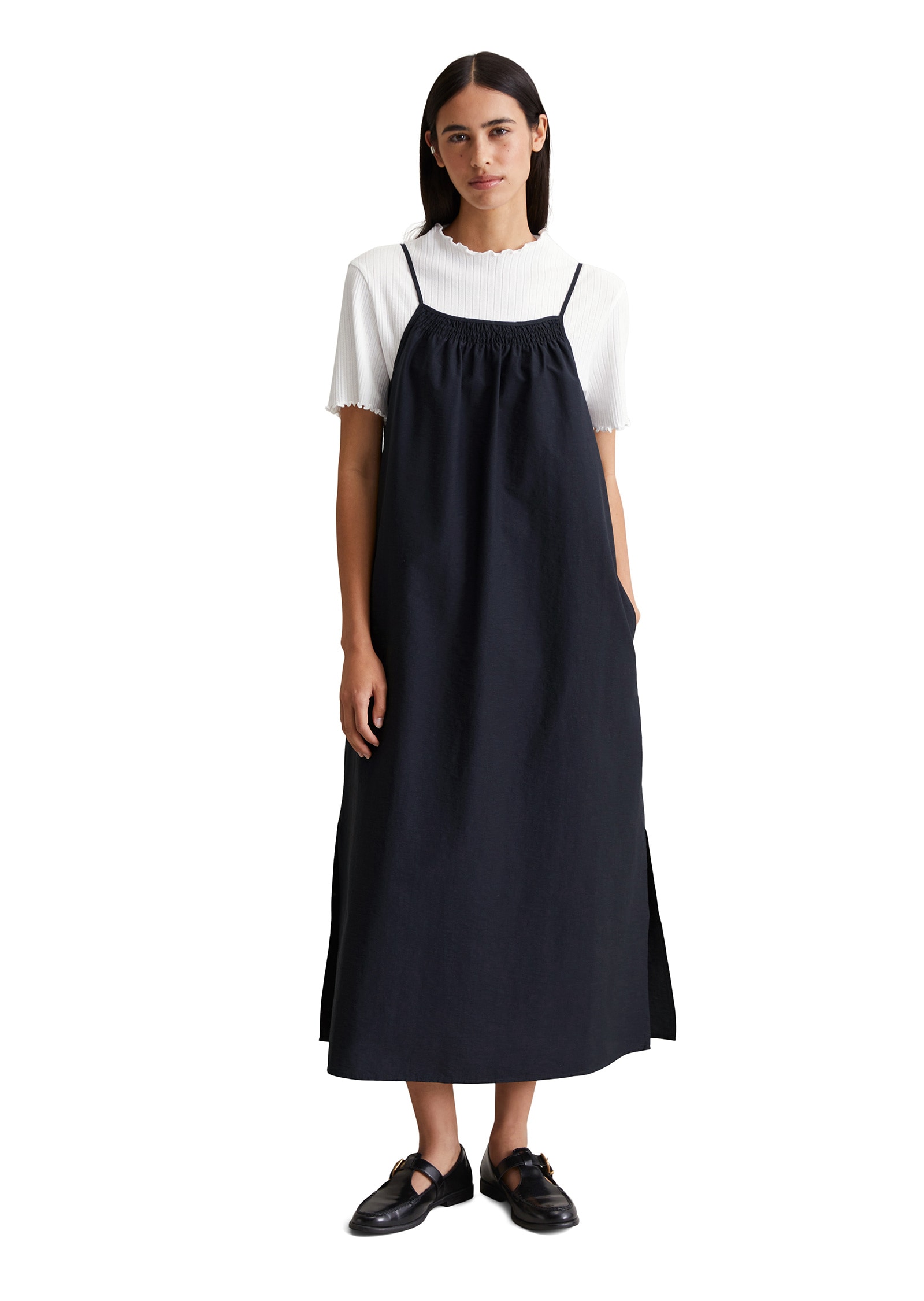 Marc O'Polo DENIM Maxikleid »aus Organic-Cotton-Mix«