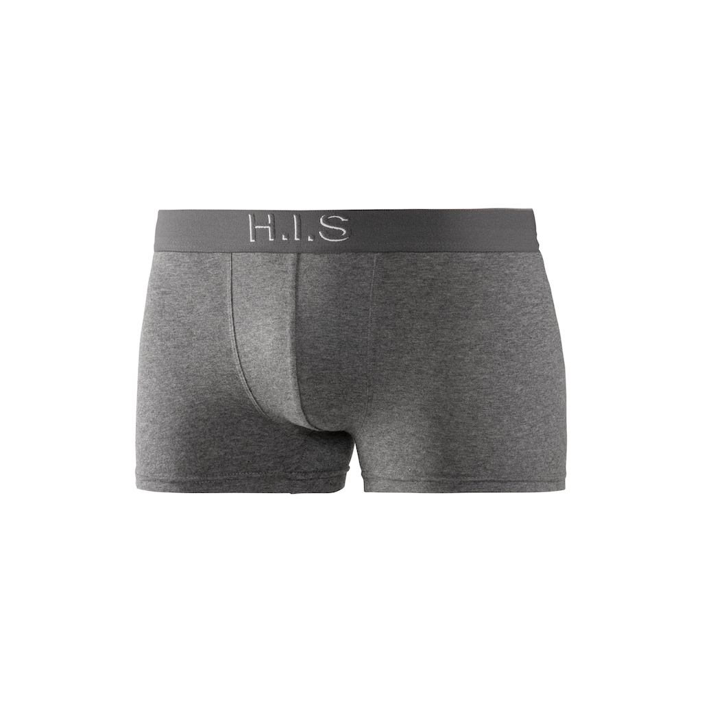 H.I.S Boxer, (Packung, 5 St.), Logo Webbund mit 3D Effekt