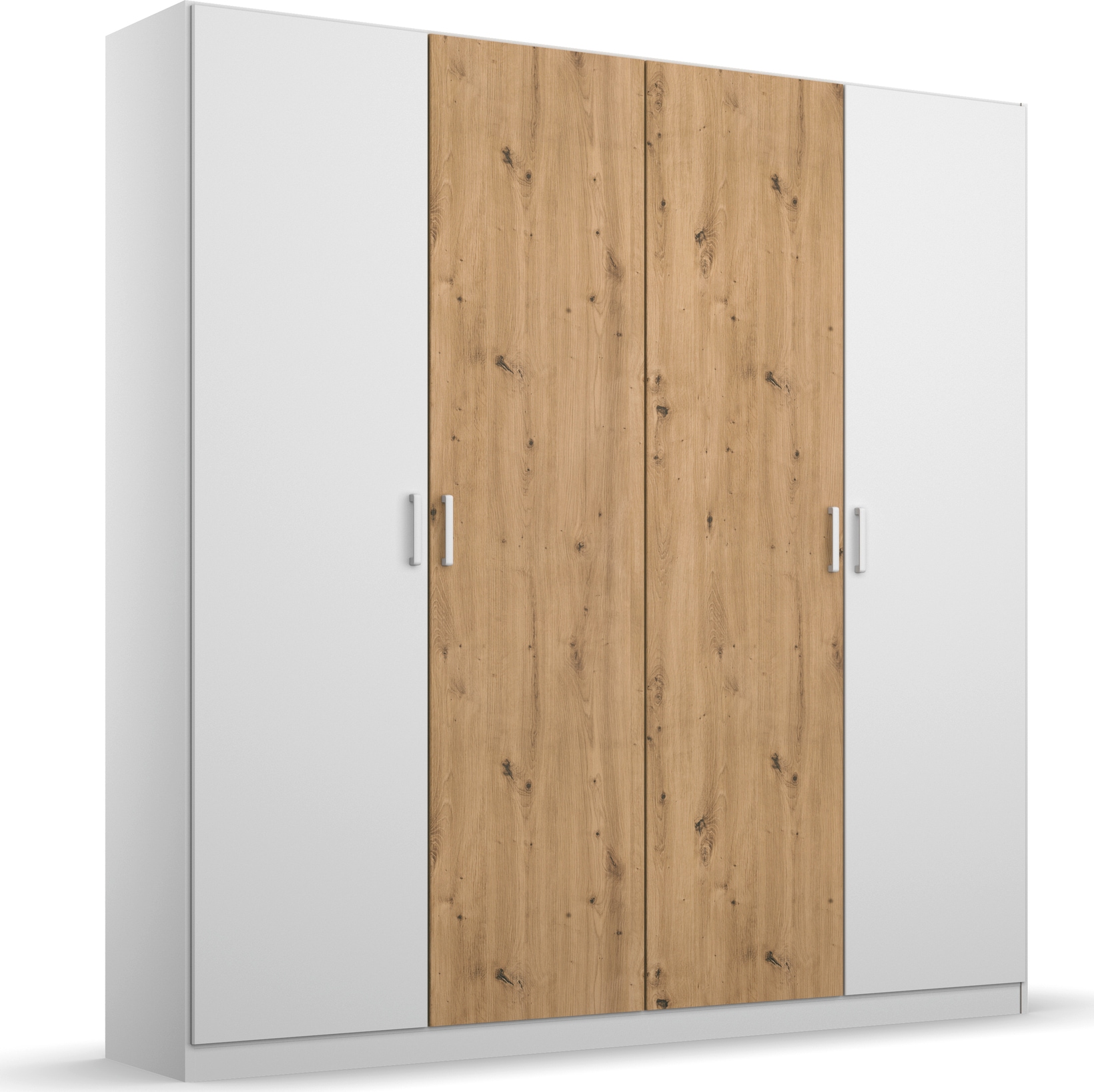 rauch Drehtürenschrank "Miro" moderner Farbmix, Breiten 181-226, Höhe 210 cm MADE IN GERMANY