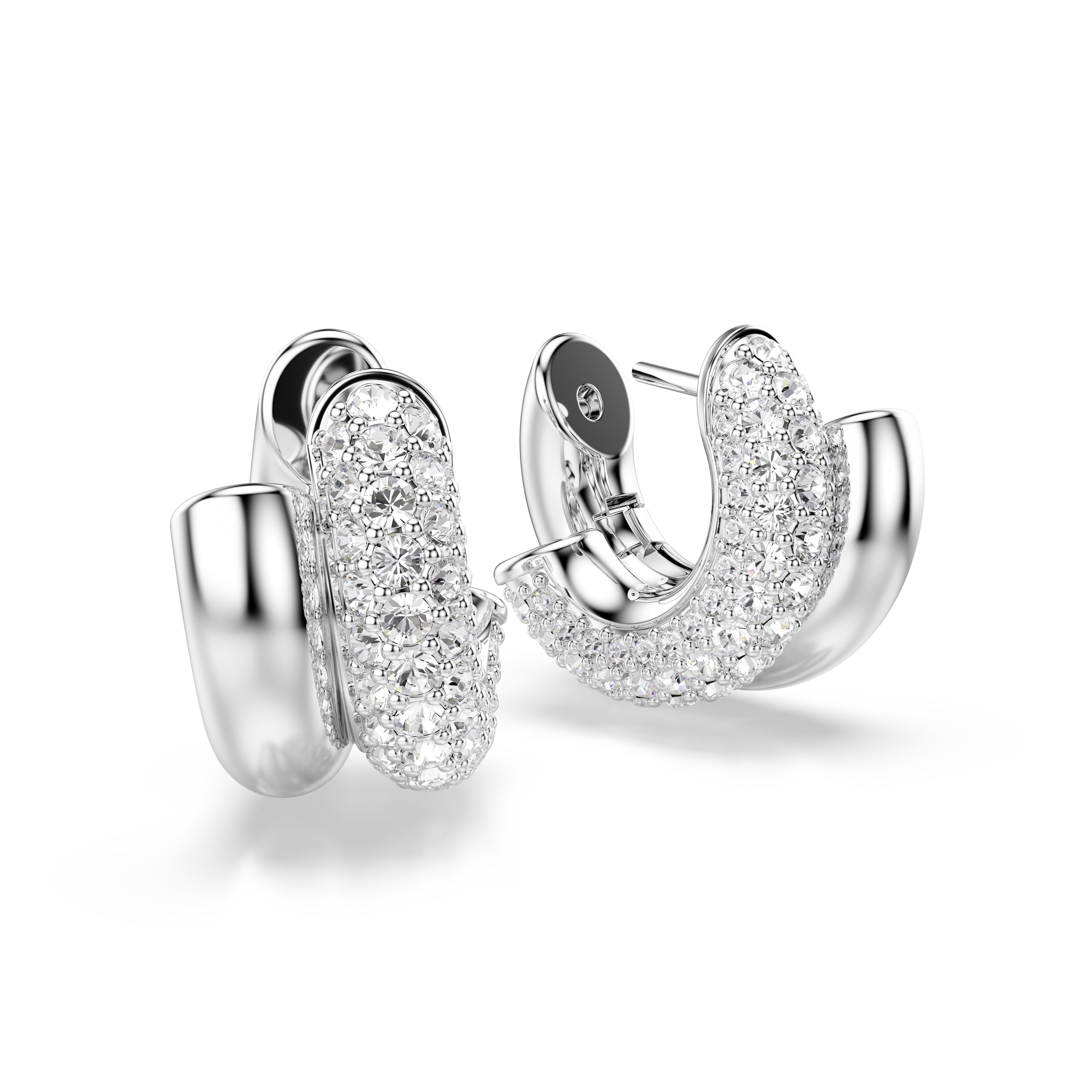 Swarovski Paar Creolen »Schmuck Geschenk Dextera Ohrringe« mit Swarovski® Kristall