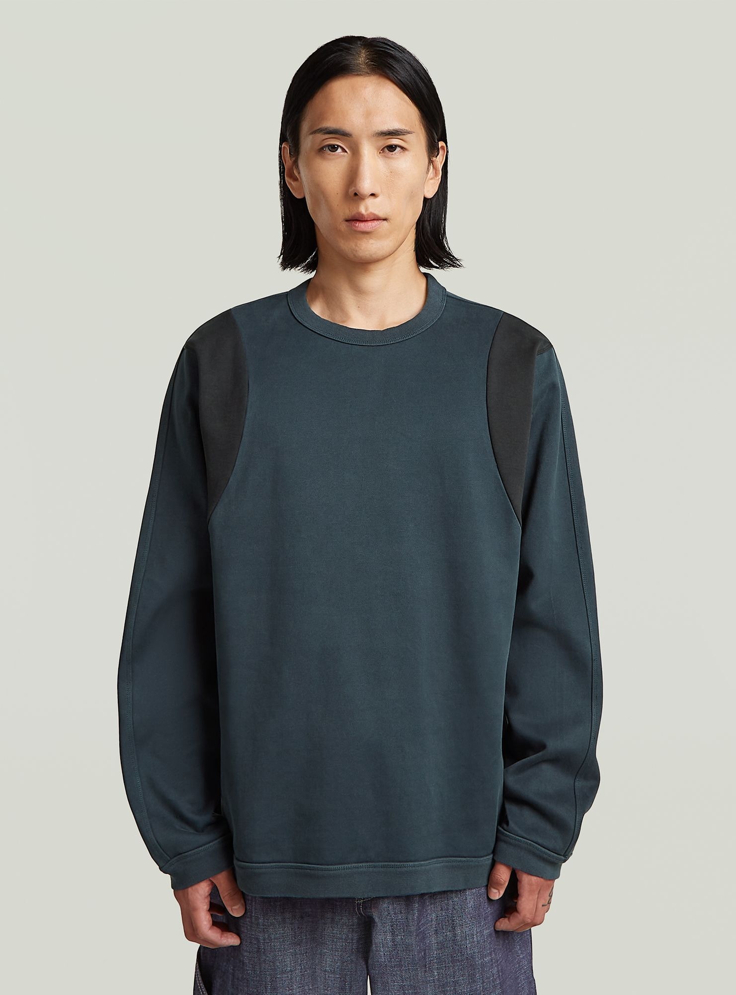 G-STAR Kurzarmpullover "MN Loose Sweatshirt" günstig online kaufen