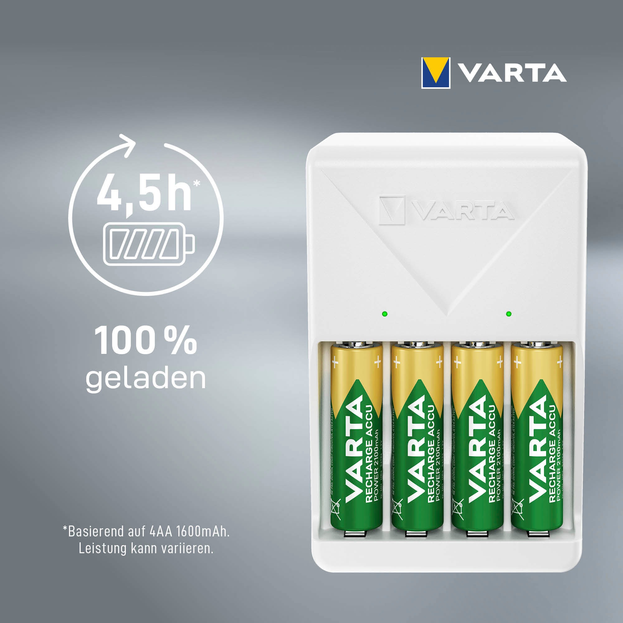 VARTA Batterie-Ladegerät »Plug Charger«, (1 St.)