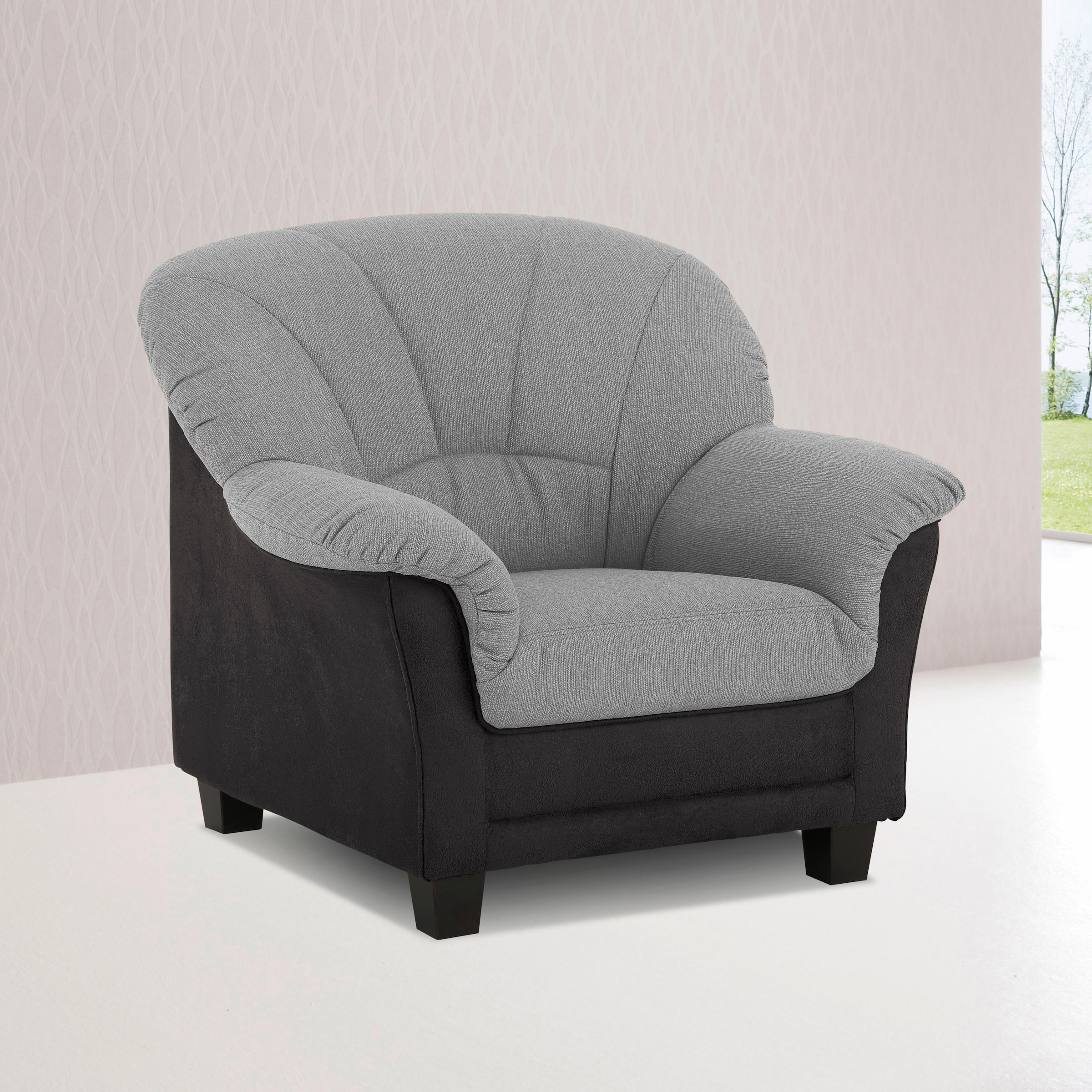 Home affaire Sessel "Camelita zeitlos, bequeme Armlehnen, auch in Leder, Br günstig online kaufen