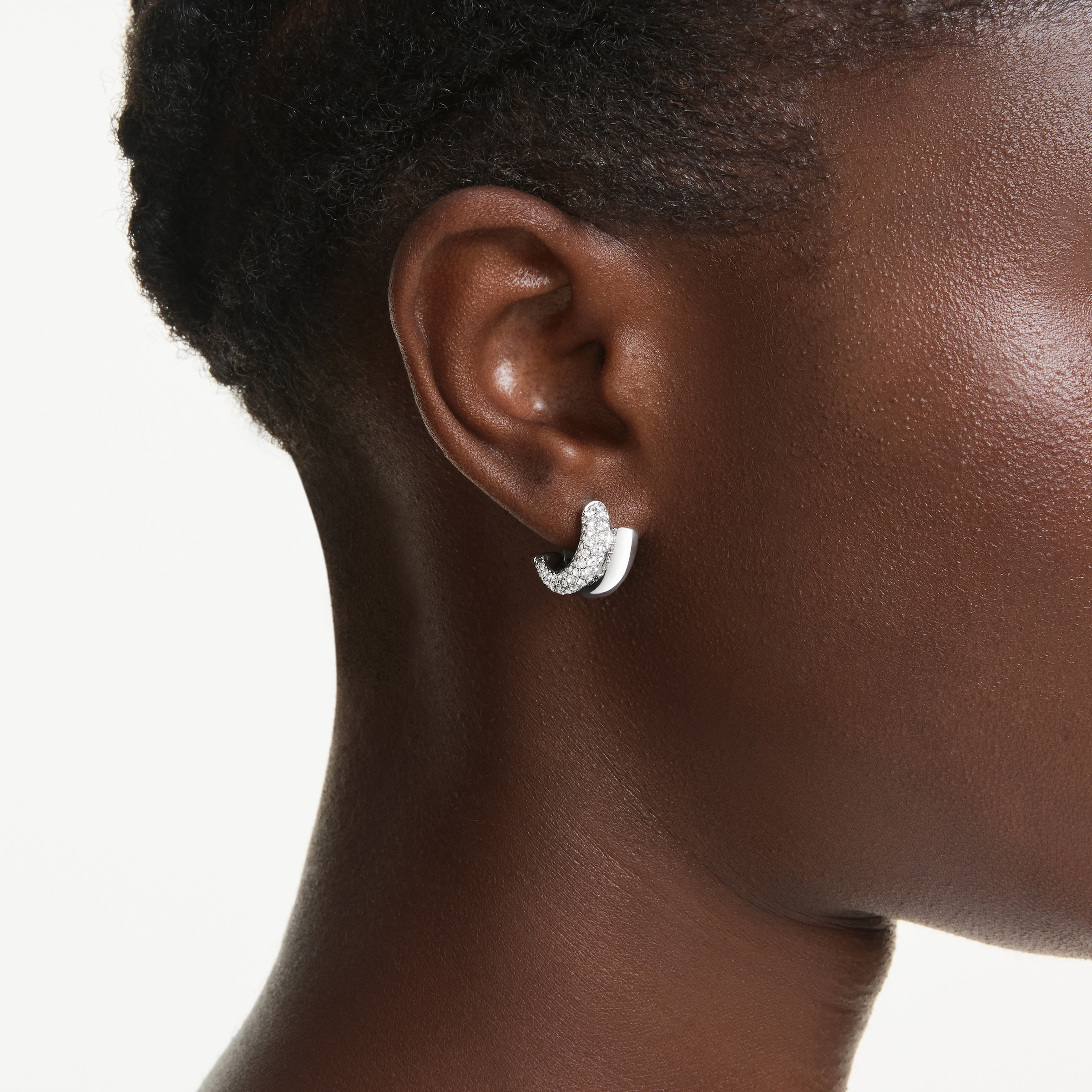 Swarovski Paar Creolen »Schmuck Geschenk Dextera Ohrringe« mit Swarovski® Kristall