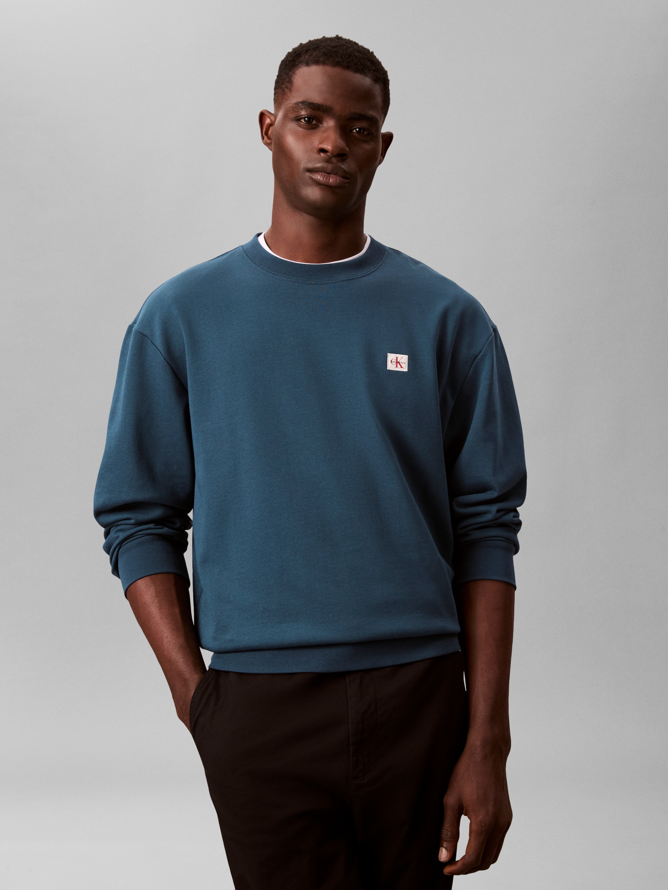 Calvin Klein Jeans Sweatshirt "400GSM TRRY BDG CRWN" günstig online kaufen