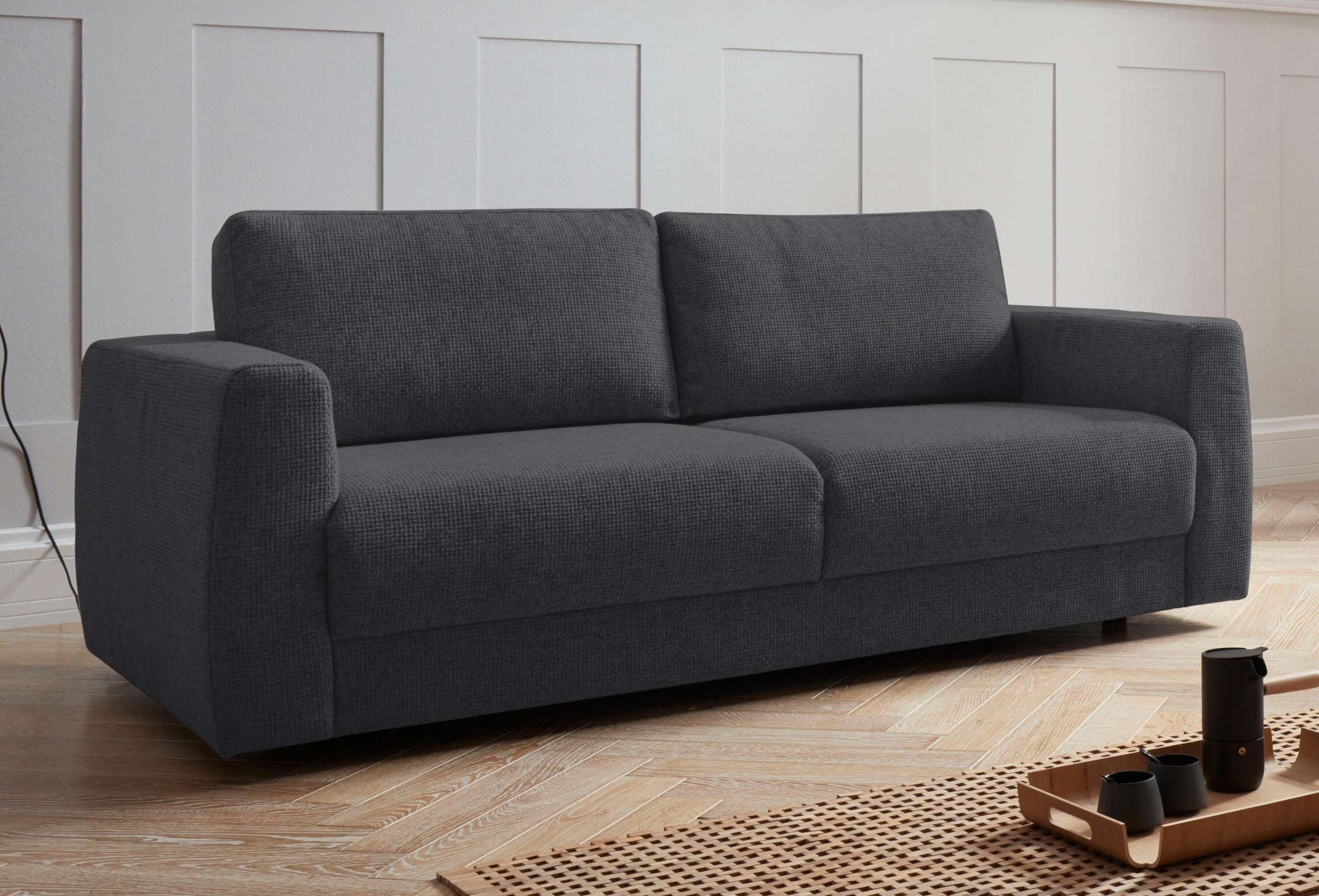 OTTO home 2-Sitzer "Hobro" in 3 Bezugsqualitäten in vielen Farben, Design b günstig online kaufen