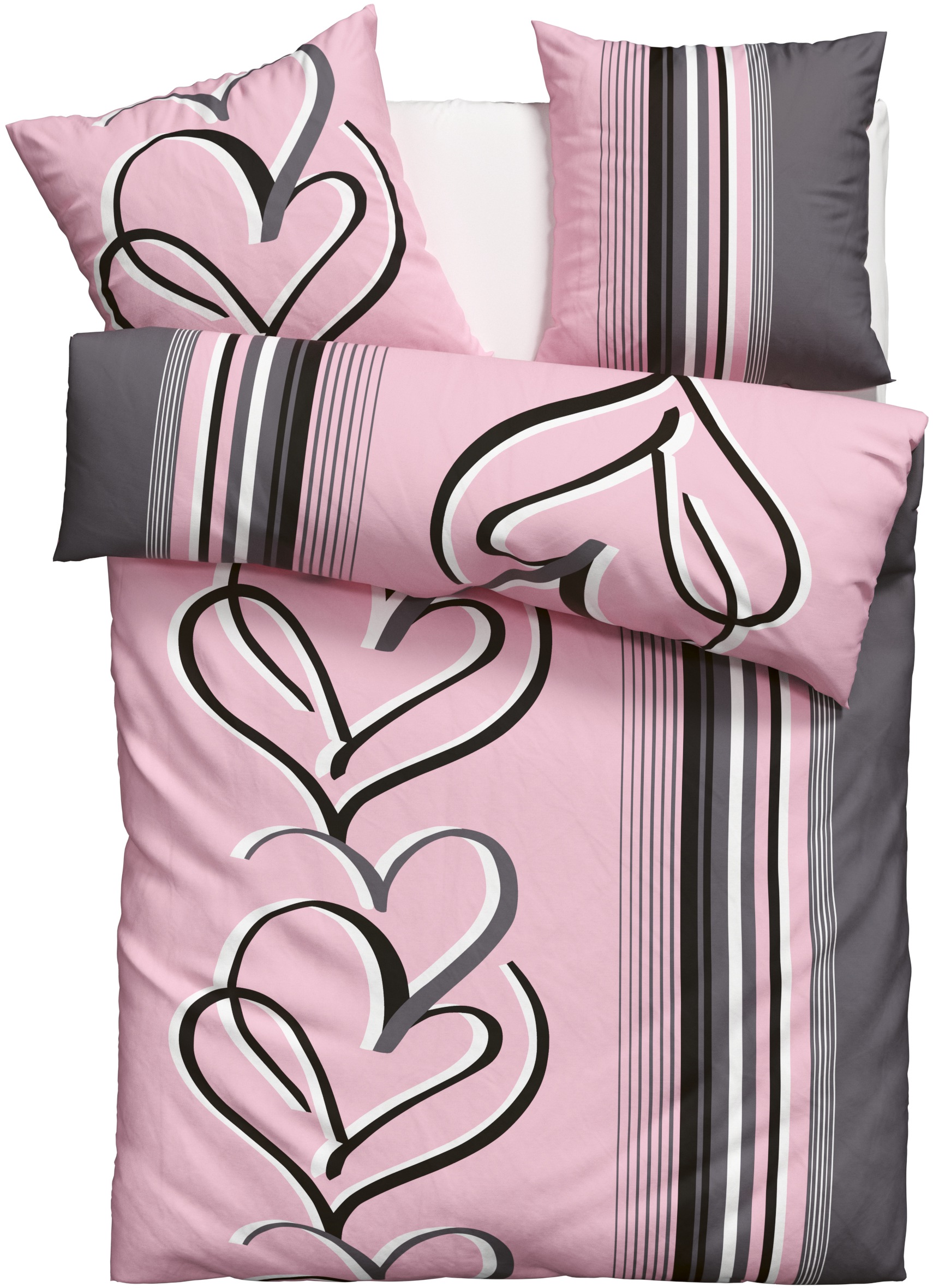 OTTO home Bettwäsche "Area in Gr. 135x200 oder 155x220 cm" 2 tlg. Bettwäsch günstig online kaufen