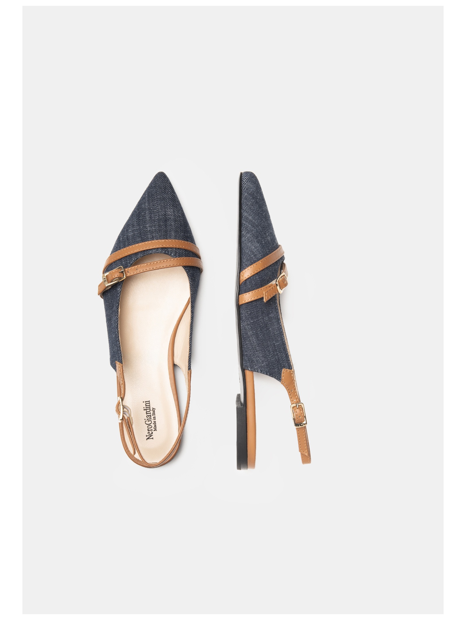 Nero Giardini Slingpumps »Nero Giardini Pumps Lederimitat/Textil«