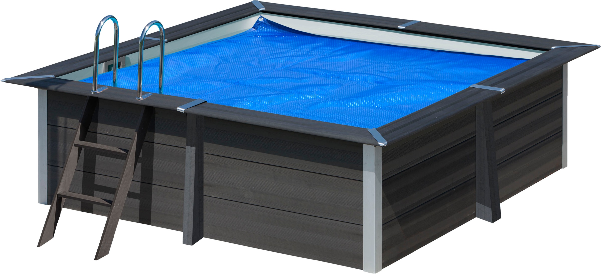 Bâche à bulles pour piscine composite carrée 3,26 x 3,26 m - Gré