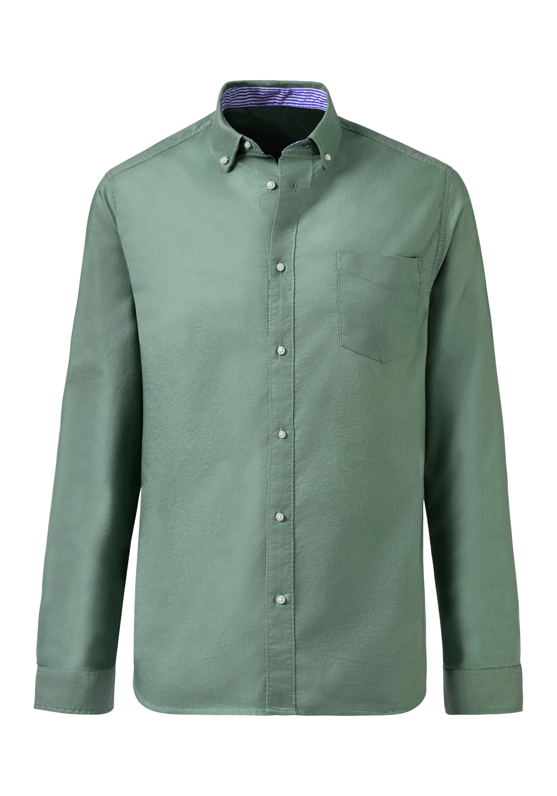 H.I.S Langarmhemd »regular-fit«, mit Button-down-Kragen, reine Baumwolle