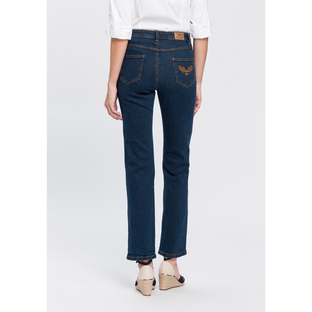Gerade Jeans »Comfort-Fit«, High Waist