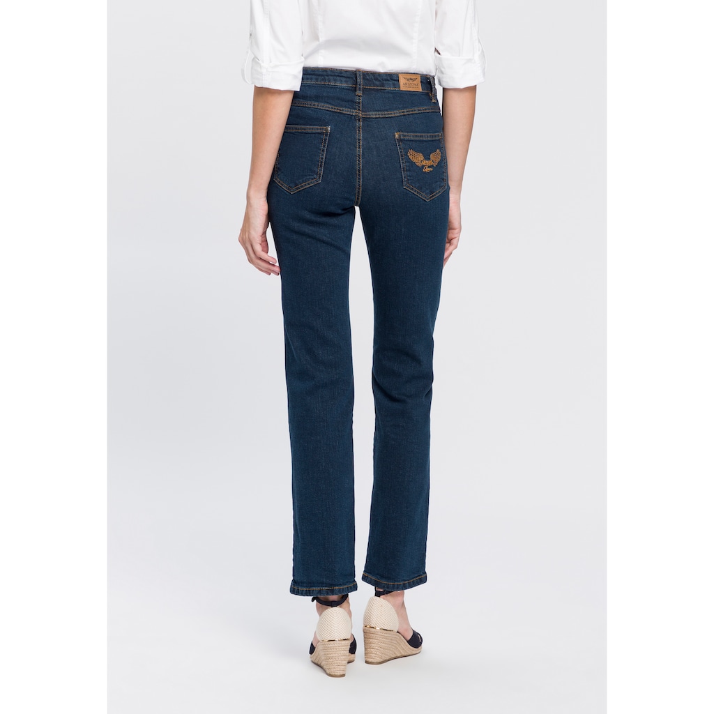 Arizona Gerade Jeans »Comfort-Fit«, High Waist