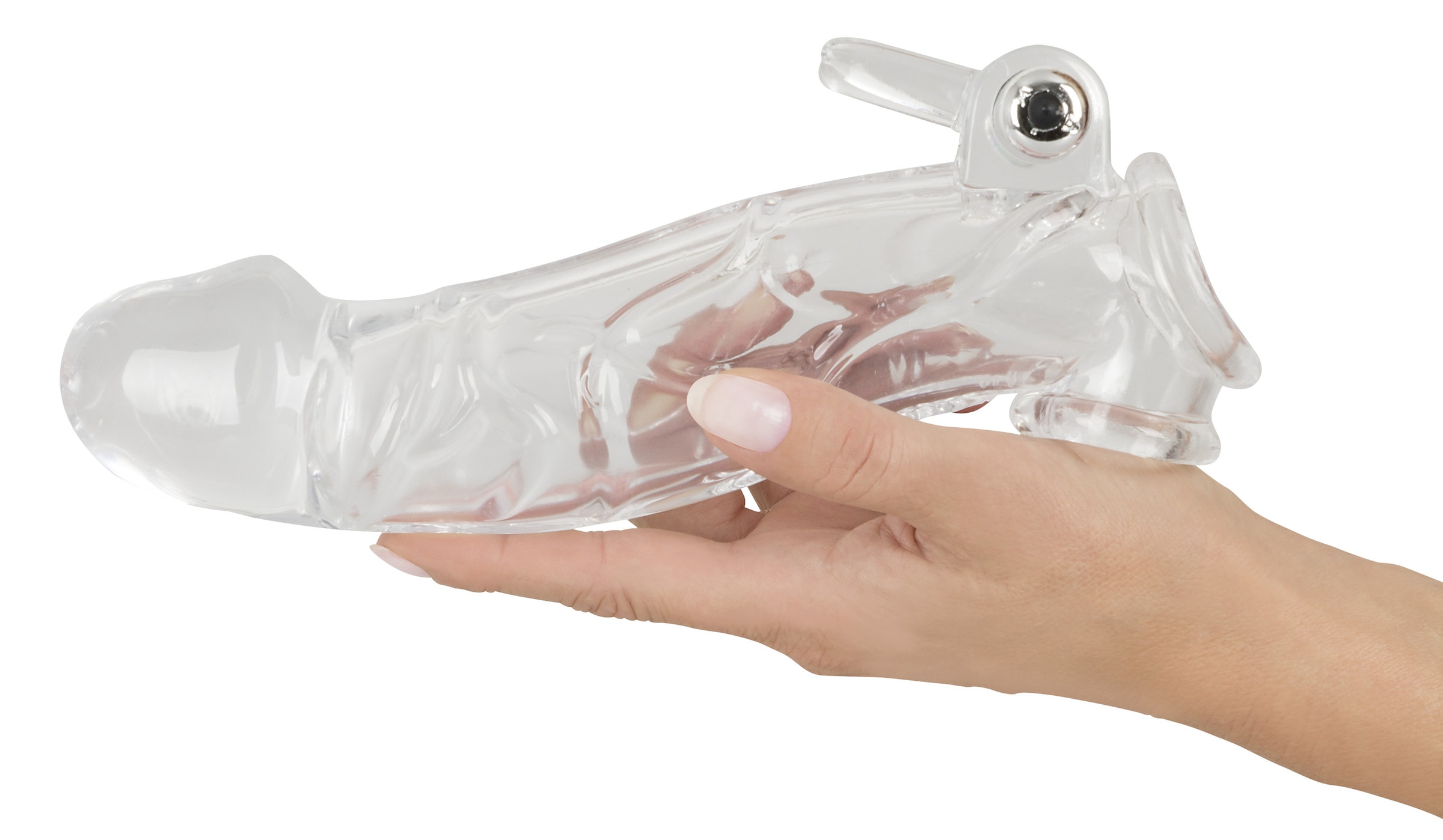 Crystal Clear Penishülle »Penissleeve Penis sleeve with extension and vibration«