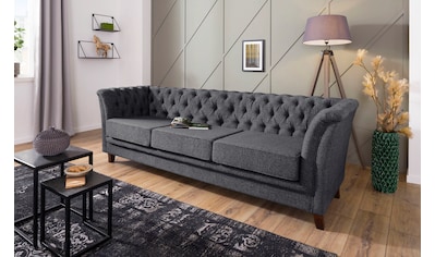 Chesterfield-Sofa »Dover«, aufwändige Knopfheftung in Chesterfield-Optik