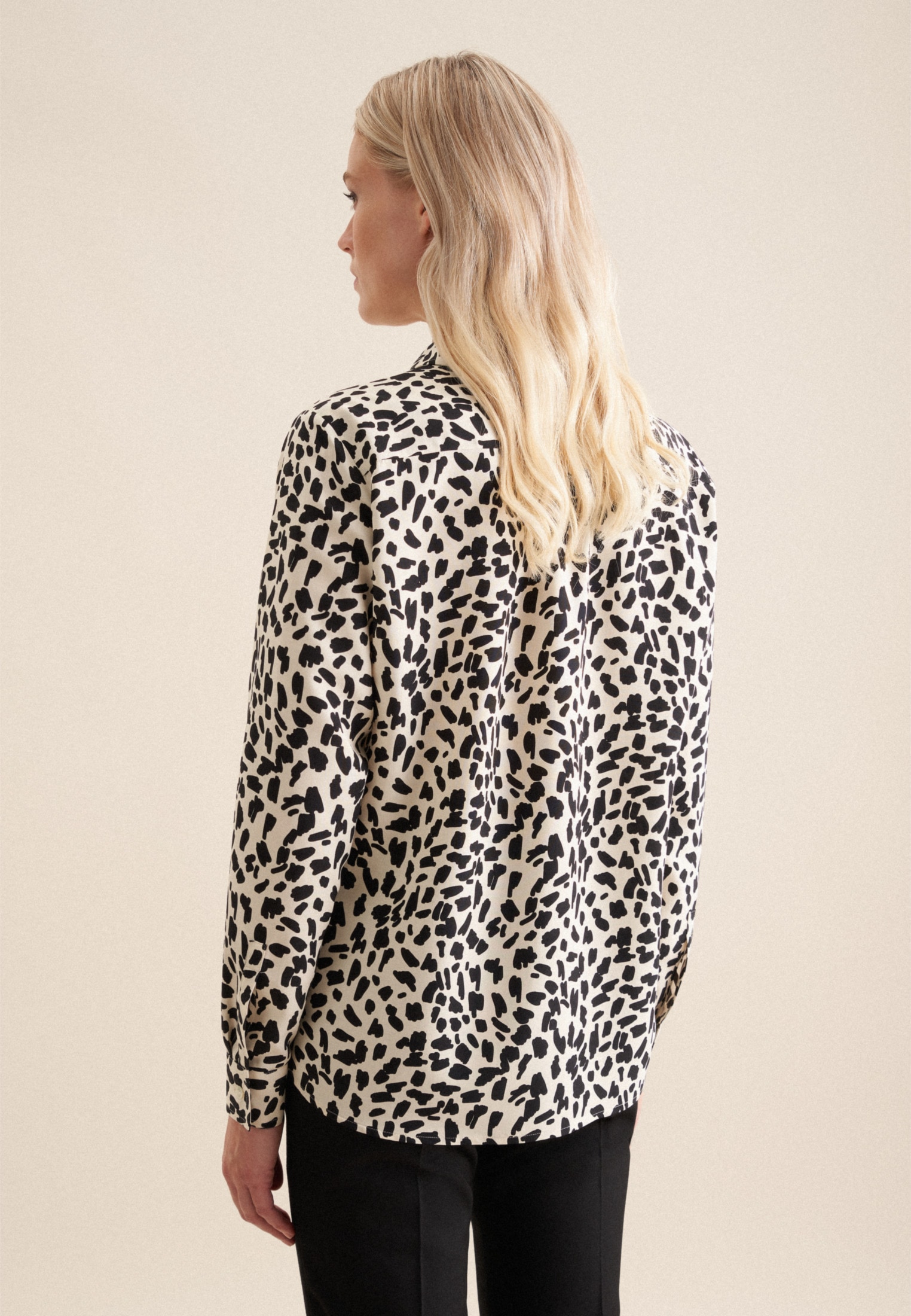 seidensticker Hemdbluse "Schwarze Rose" 1/1 Druck günstig online kaufen