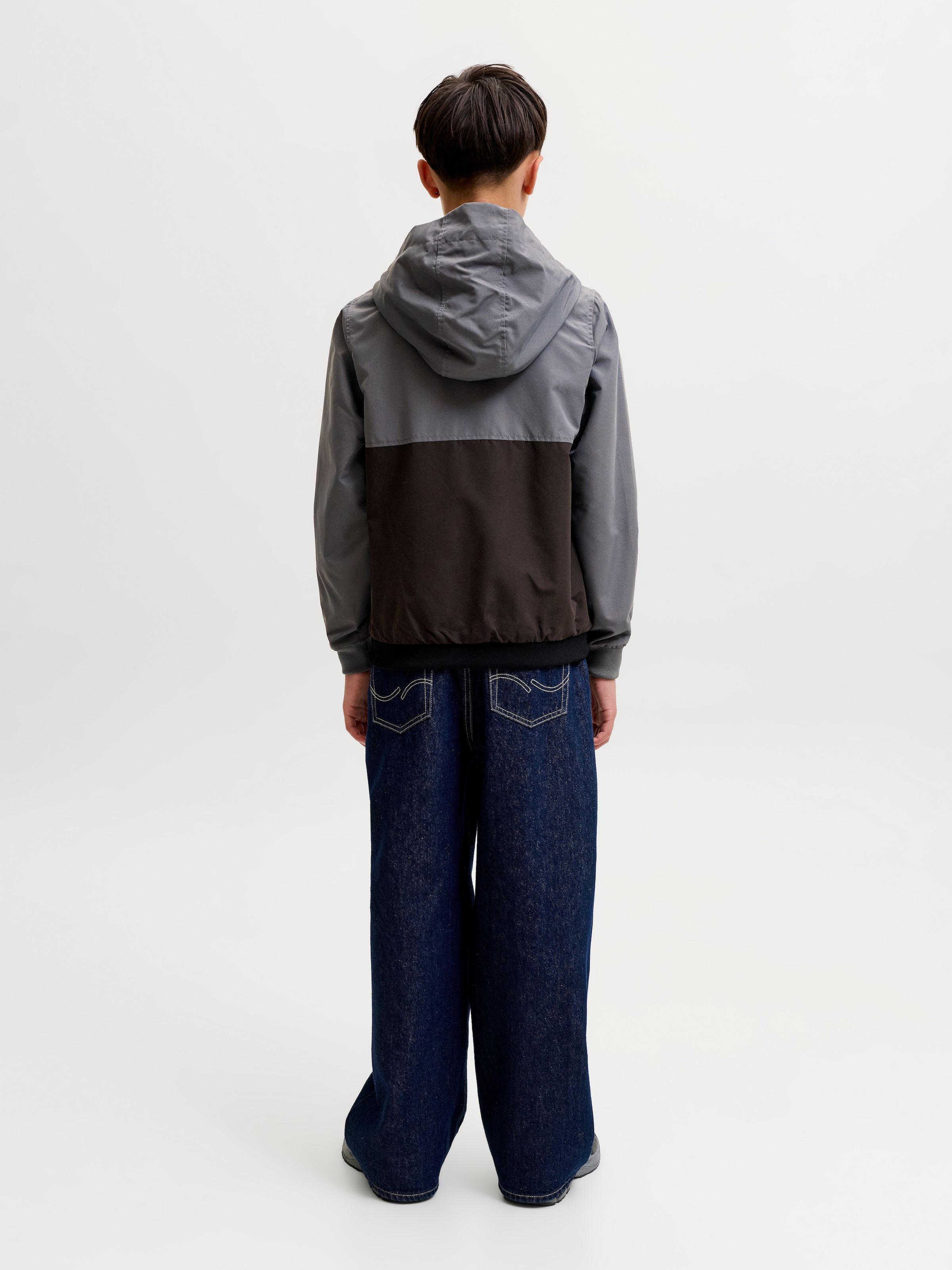 Jack & Jones Junior Outdoorjacke »JJERUSH wasserabweisend, mit Kapuze, mattes Finish« mit Kapuze Polyester, regular fit