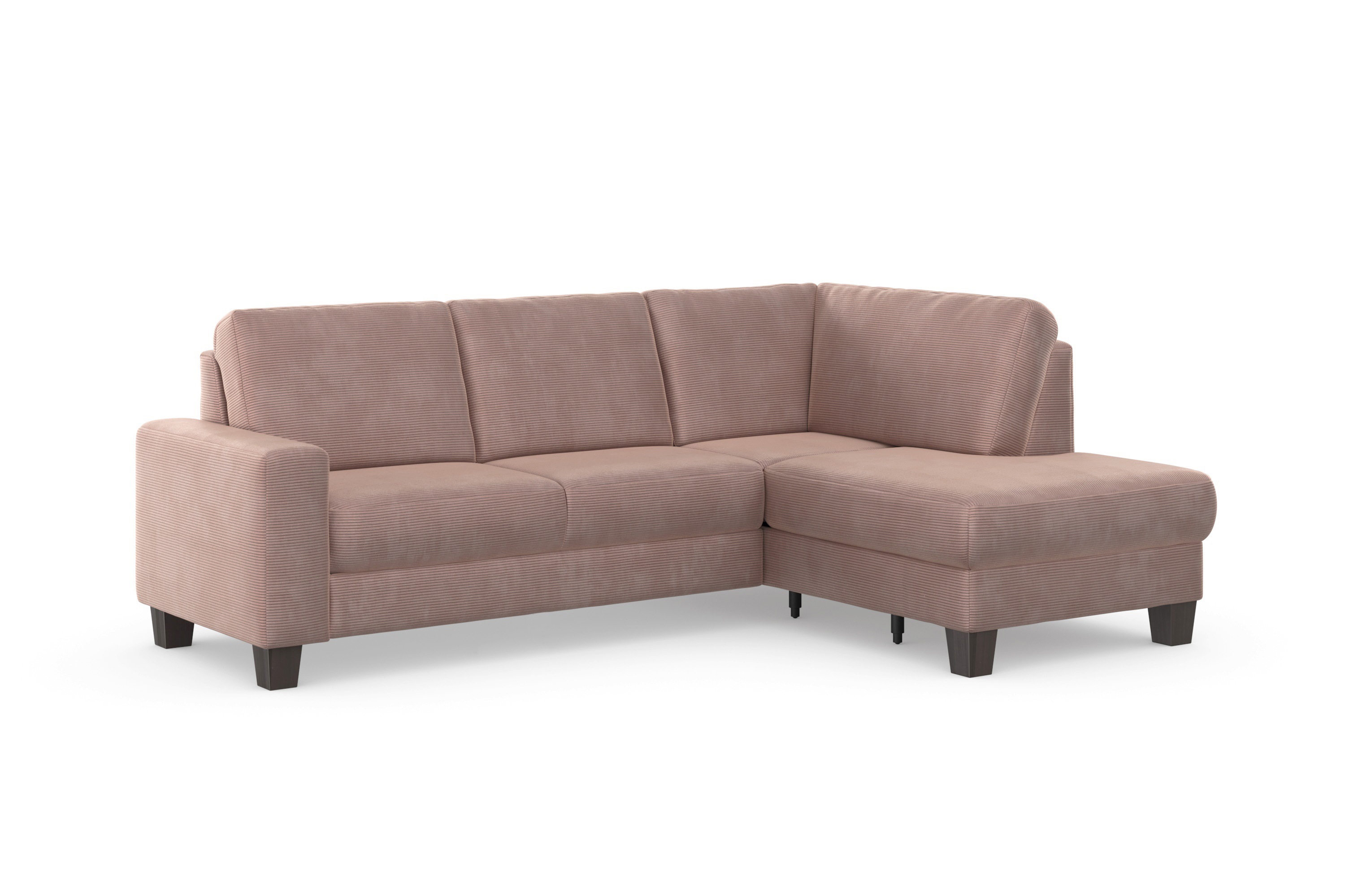 Thumbnail - Home affaire Ecksofa "Summer L-Form" mit Ottomane, mit oder ohne Bettfunktion und Bettkasten, Cord-Bezug