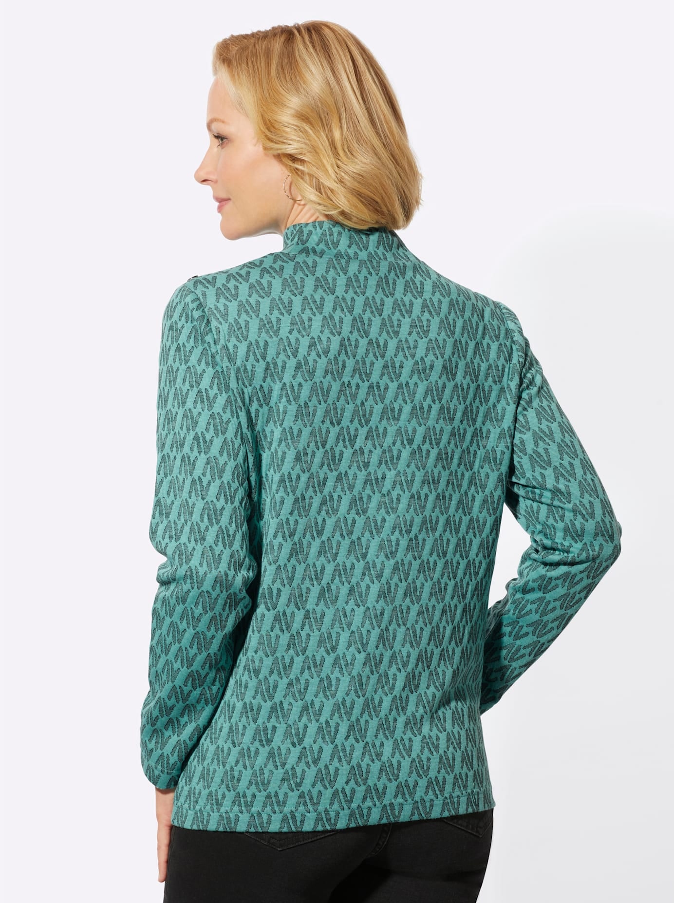 Classic Basics Stehkragenshirt »Jacquard-Shirt«, (1 tlg.)