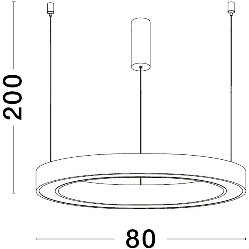 Nova Luce LED-Hängeleuchte »STING«, 1 flammig, Leuchtmittel LED-Modul | LED fest integriert, Mit Leuchtmittel; Höhenverstellbar