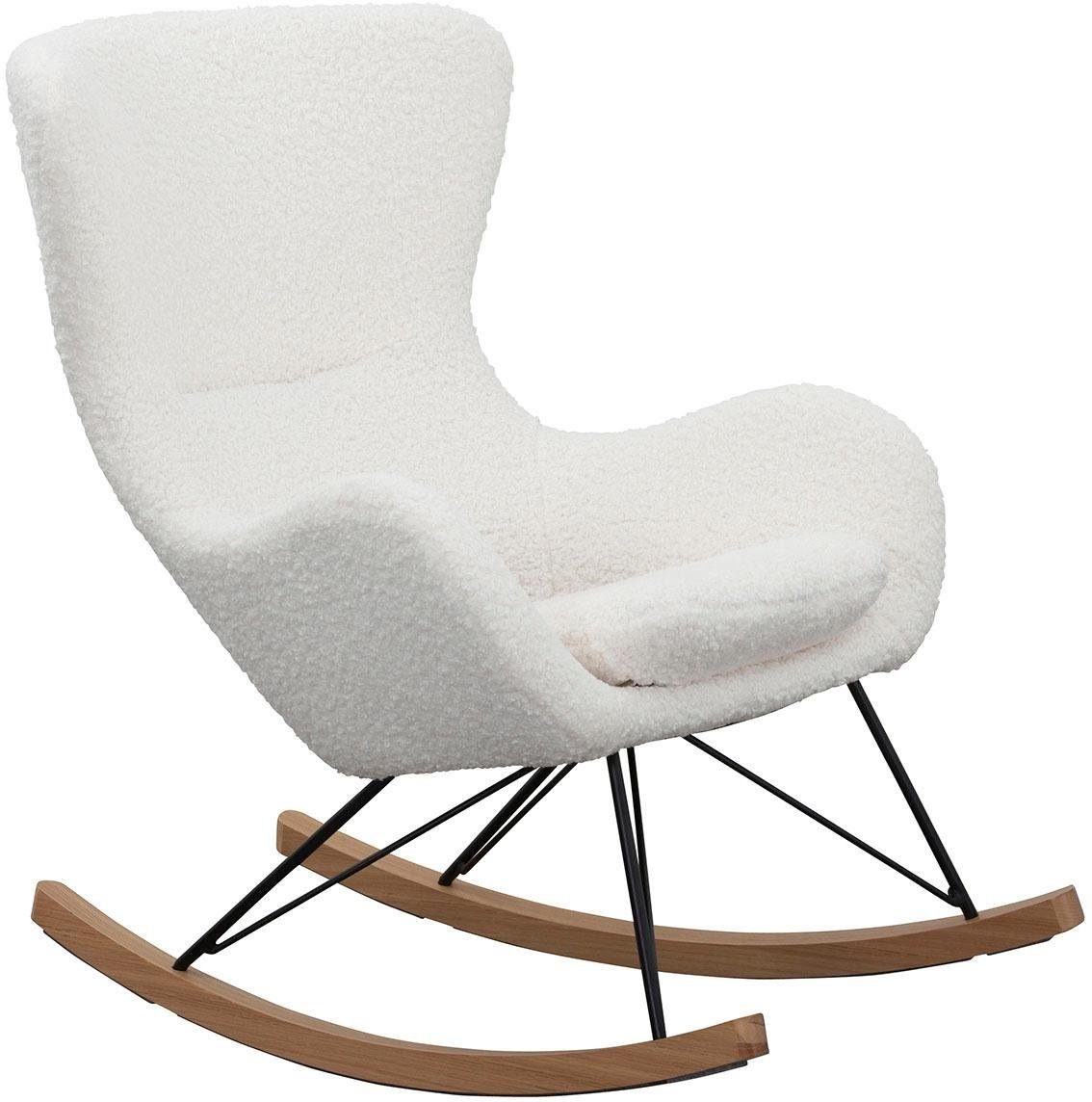 Thumbnail - SalesFever Schaukelsessel "Entspannender Schaukelstuhl" In charmantem Teddyfell-Design