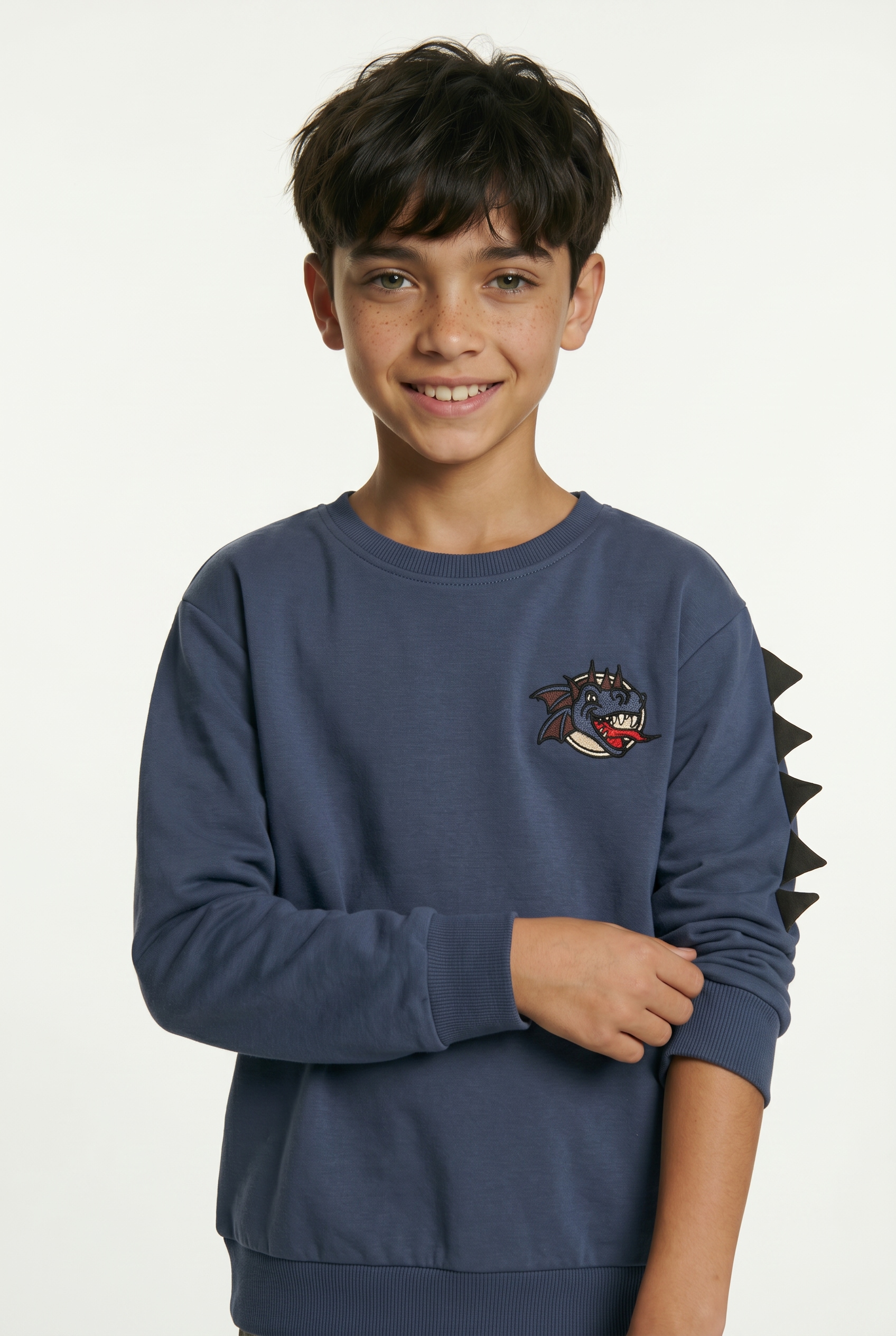Name It Sweatshirt "NMMKETIL LS NREG SWEAT UNB", Baumwollmischung, regular fit