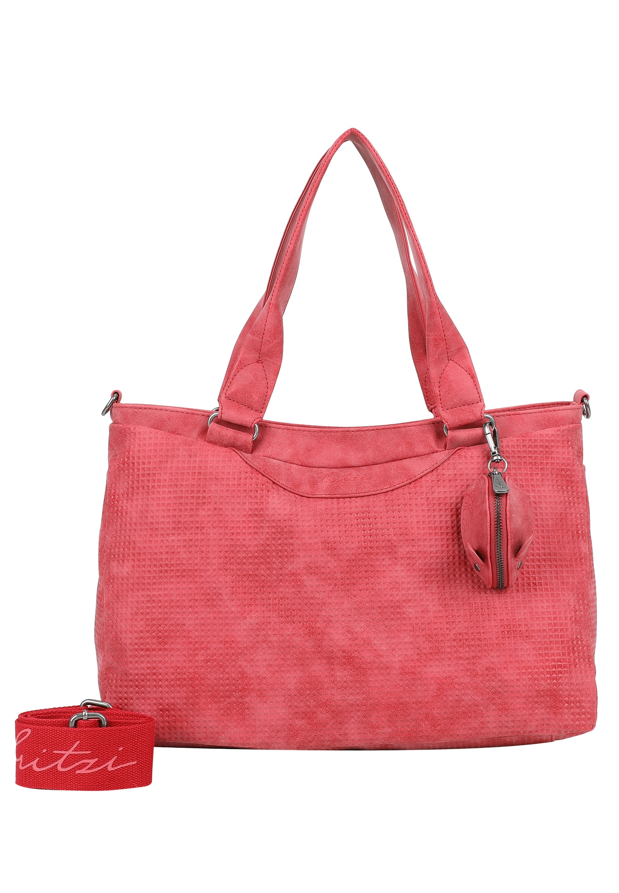 Fritzi aus Preußen Henkeltasche "Joly Waffly Black" mit kleiner Retro-Pocke günstig online kaufen