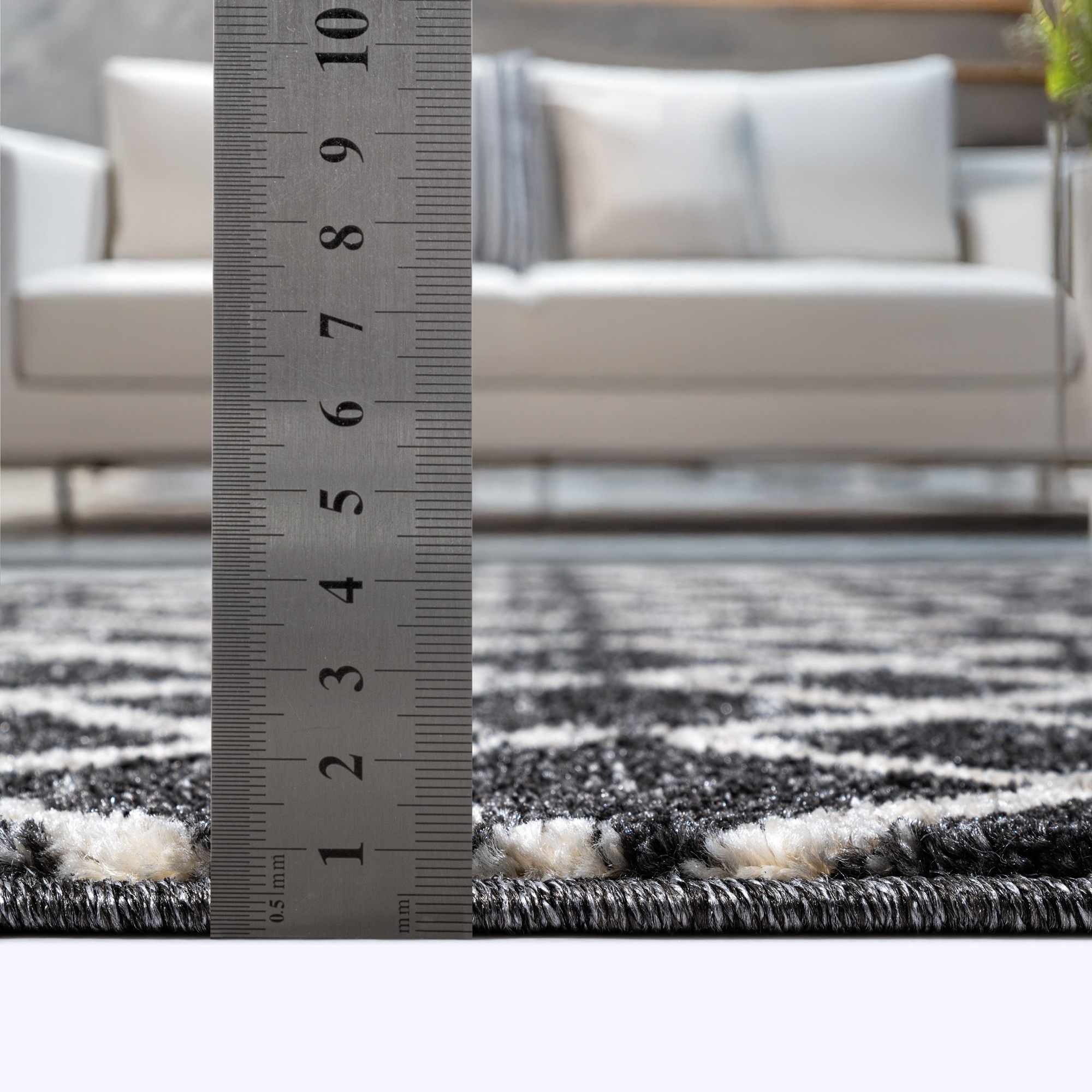 SANAT Boho 8205 Rug Black 150cm 3