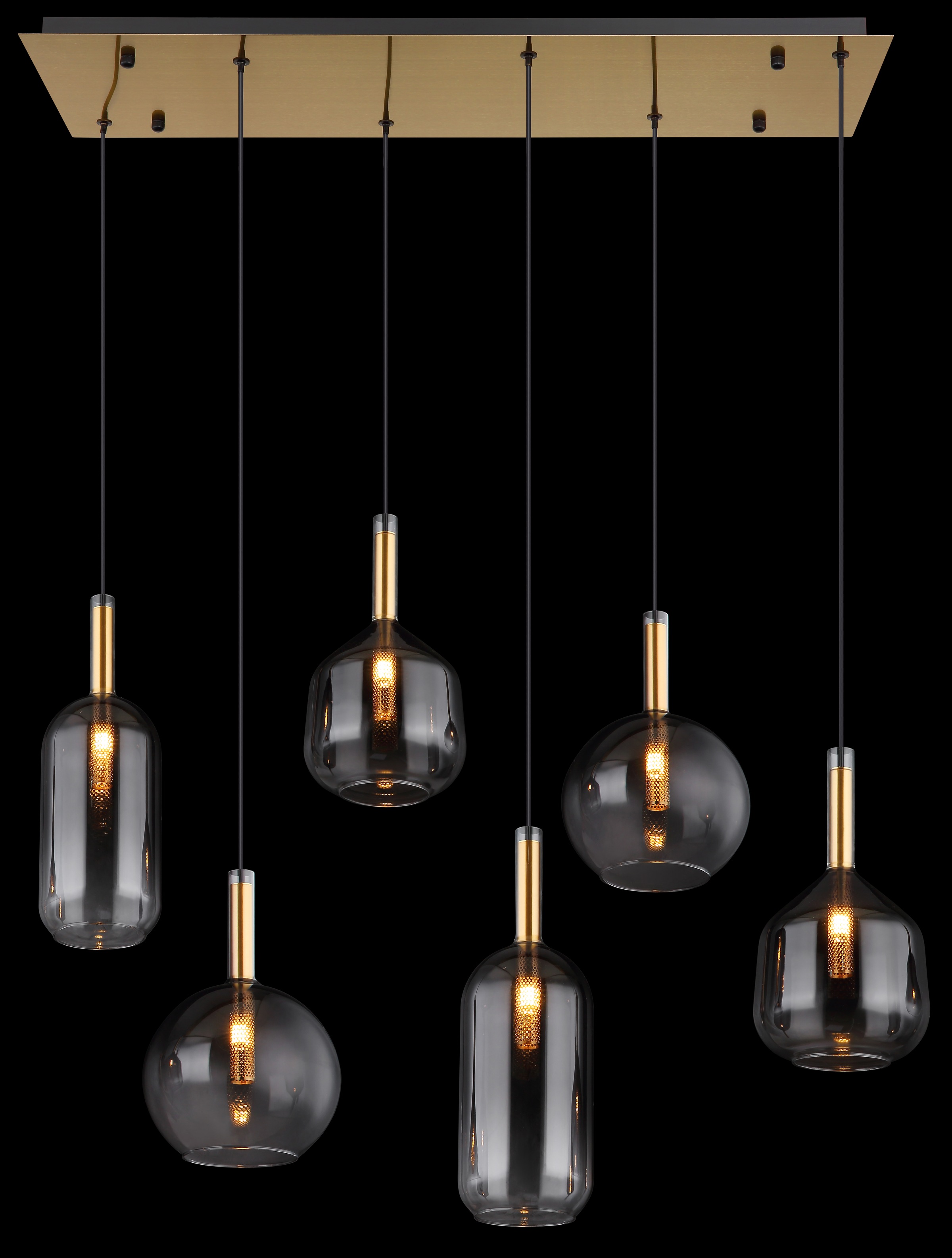 GLOBO LIGHTING Hängeleuchte »ELISABETH« G9 1 Stk. Hängelampe Esszimmer-Leuchte Esstischleuchte Wohnzimmer