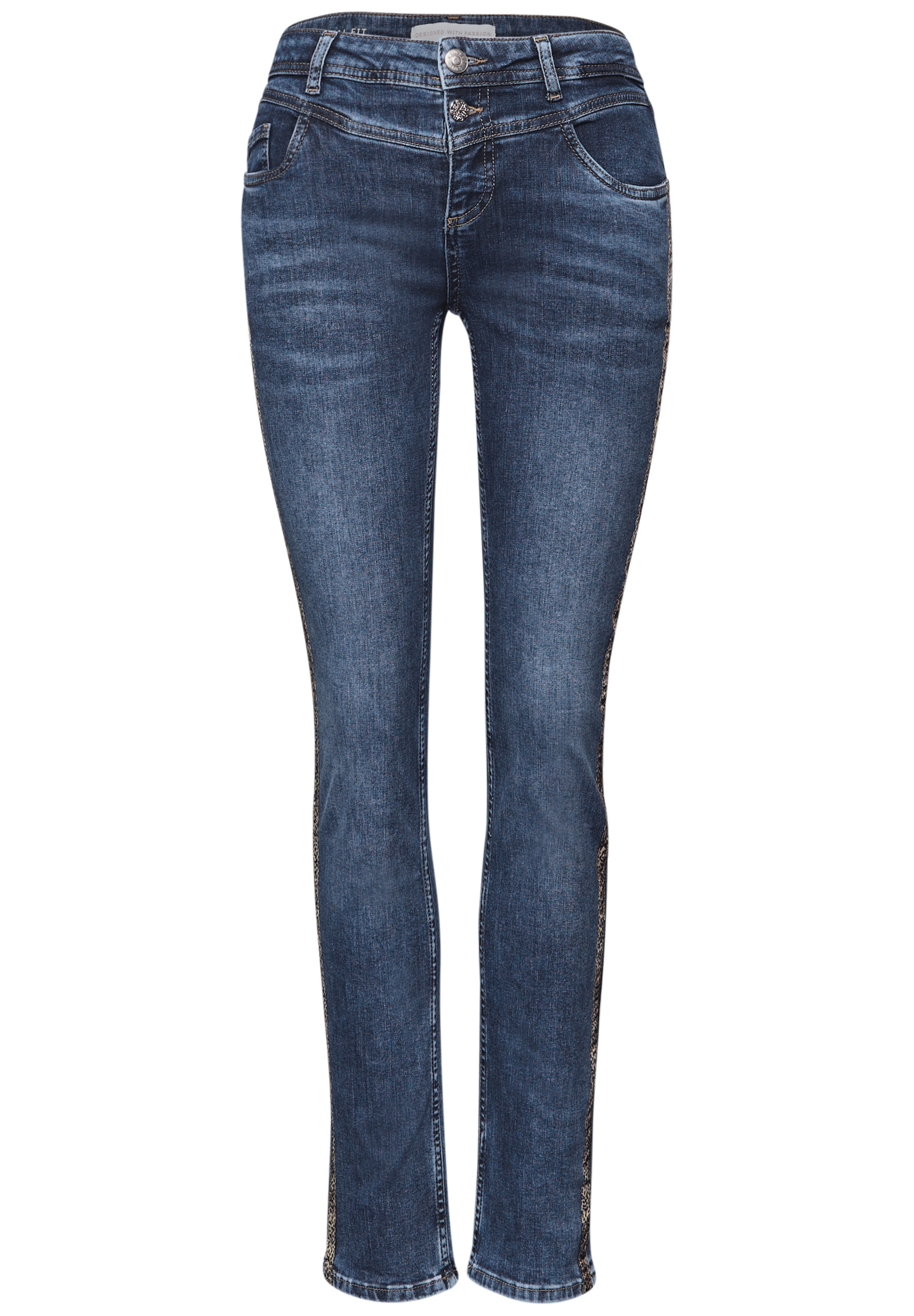 STREET ONE Comfort-fit-Jeans Middle Waist