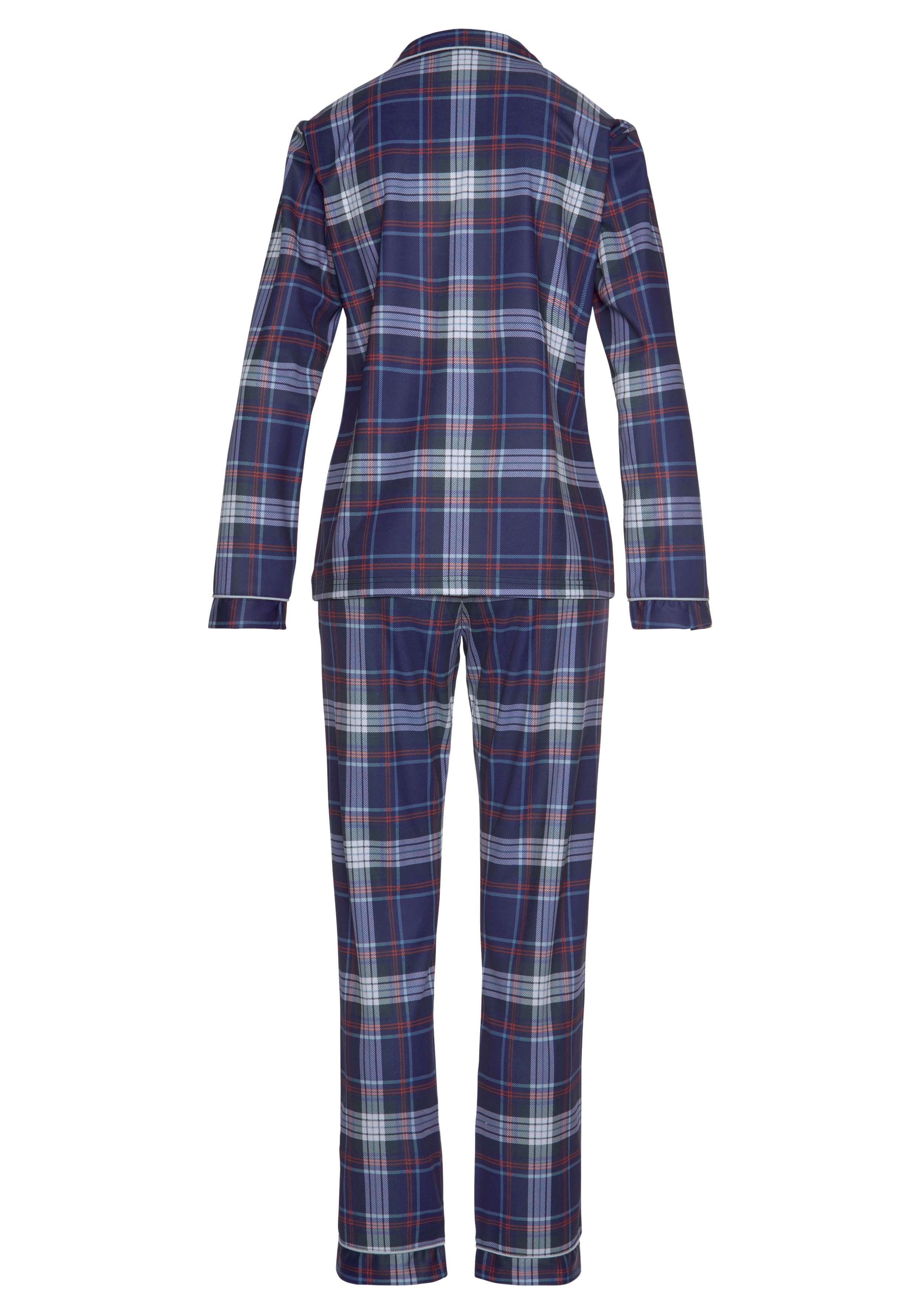 Thumbnail - H.I.S Pyjama Set, 2-teilig, 2 tlg. aus Flanell mit Allover-Karomuster