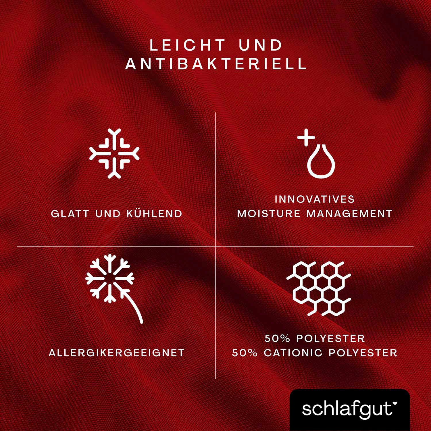 Thumbnail - Schlafgut Spannbettlaken "Cool Contact", 100% gekämmte Mikrofaser