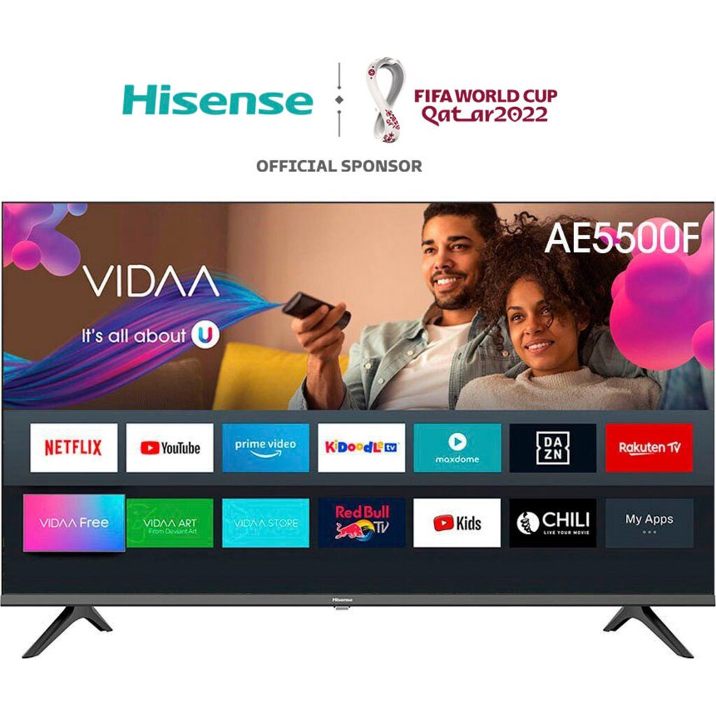 Hisense LED-Fernseher »40AE5500F«, 101 cm/40 Zoll, Full HD, Smart-TV