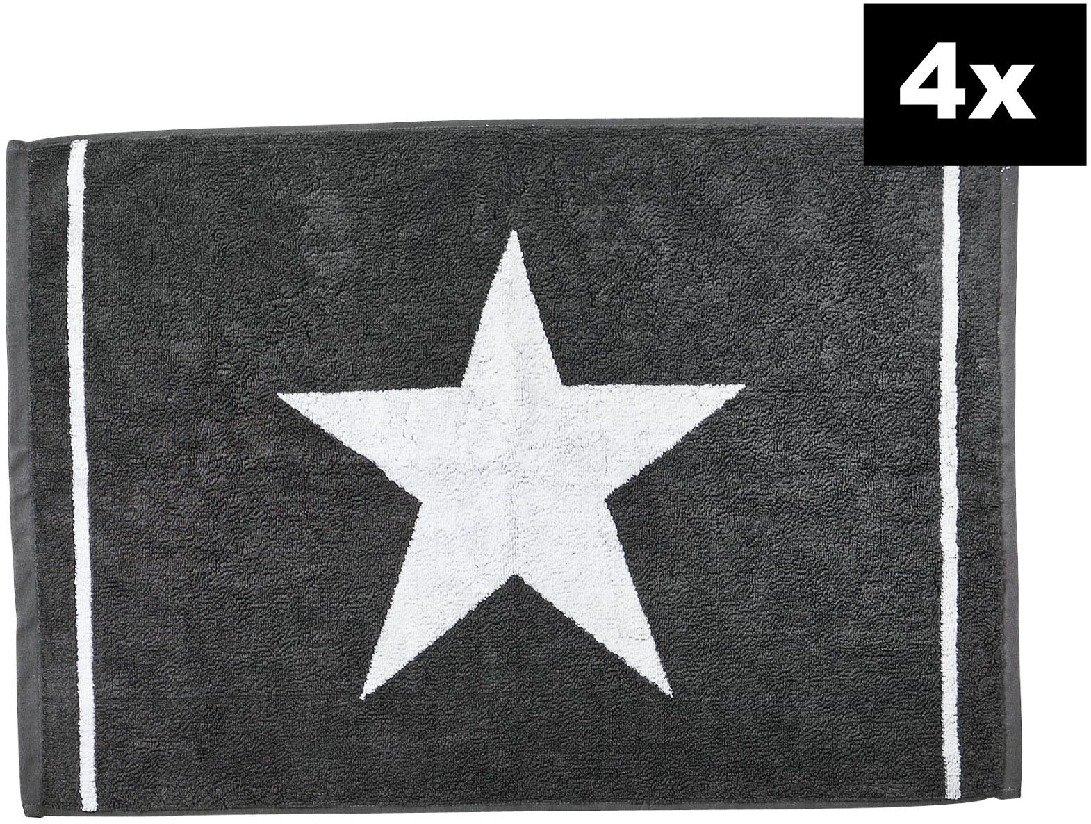 done. Badematte "DAILY SHAPES Star 4er-Set" Höhe 5 mm fußbodenheizungsgeeig günstig online kaufen