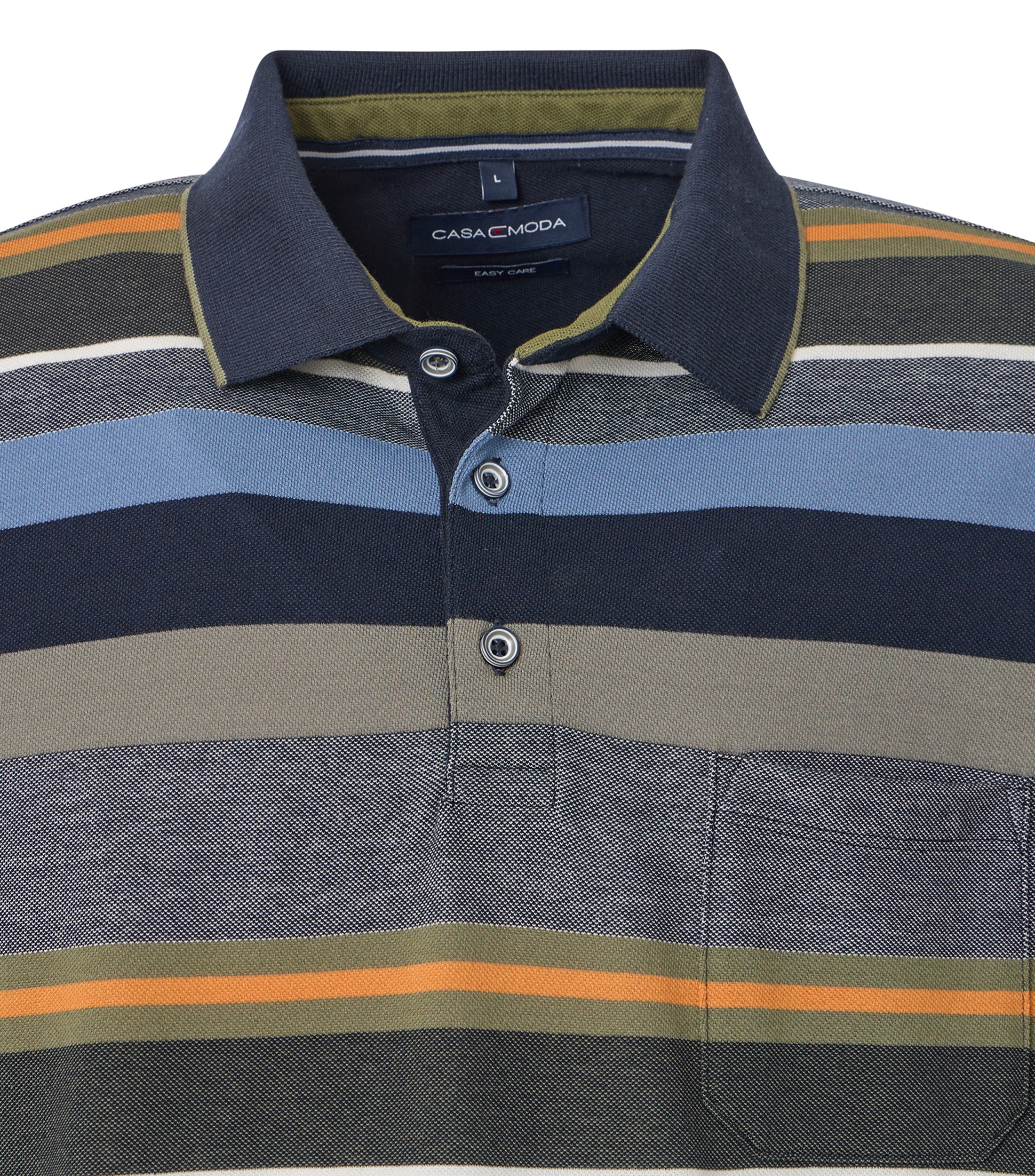 CASAMODA Poloshirt »CASAMODA Polo-Shirt gestreift«