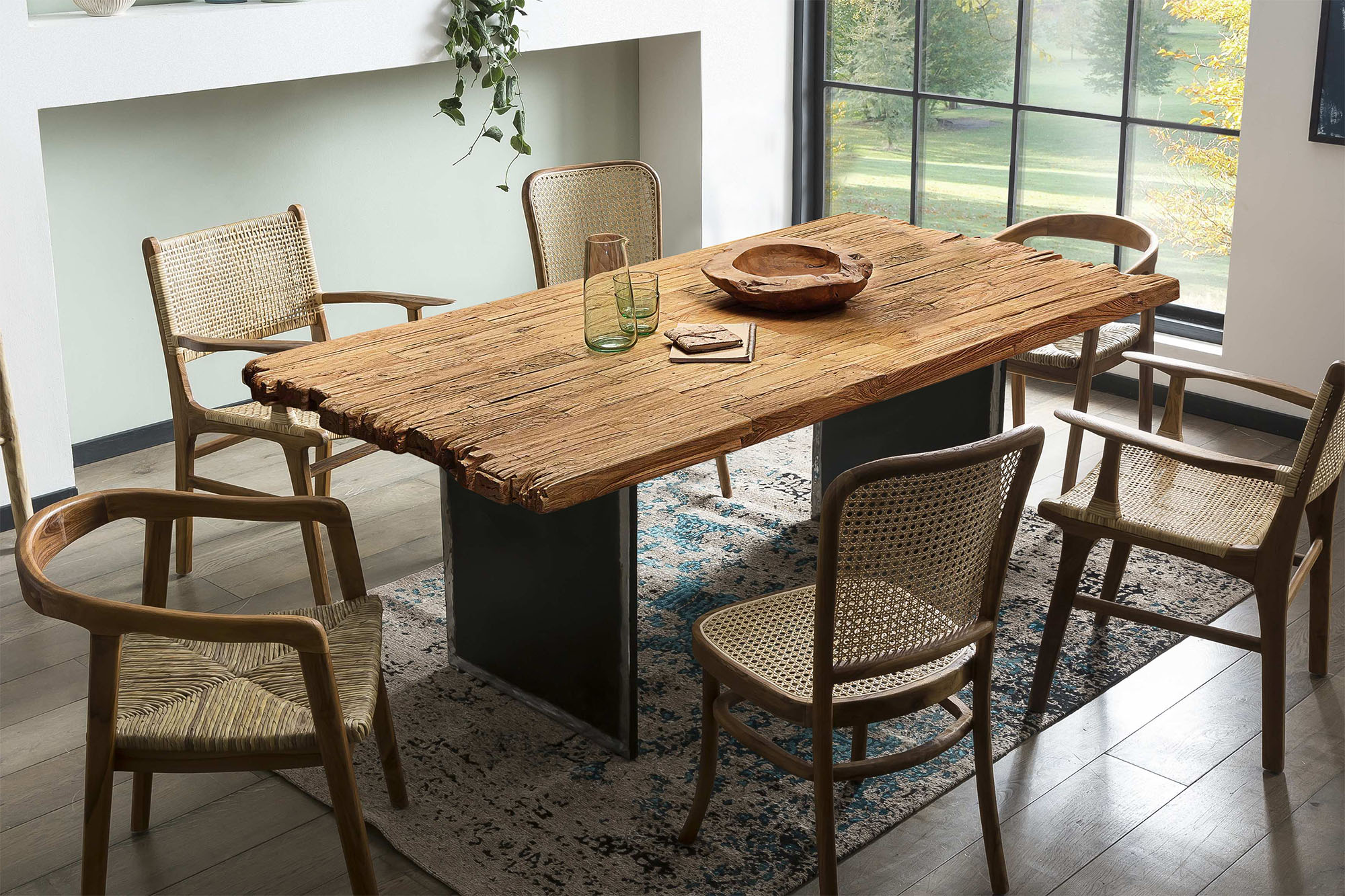 INOSIGN Esstisch 1 Stk. tlg. mit Bruchkante an den kurzen Seiten günstig online kaufen