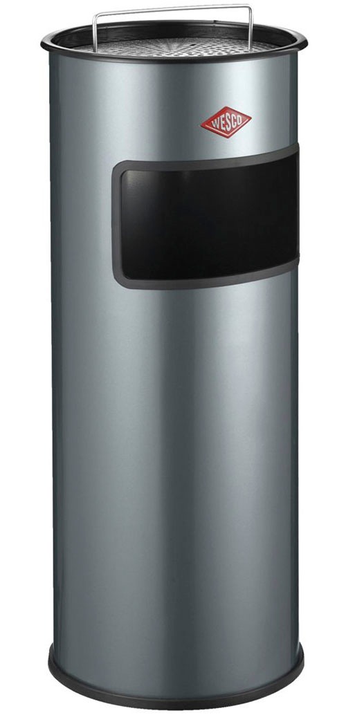 WESCO Aschenbecher Standascher mit Sieb, Stahlblech, 30 Liter günstig online kaufen
