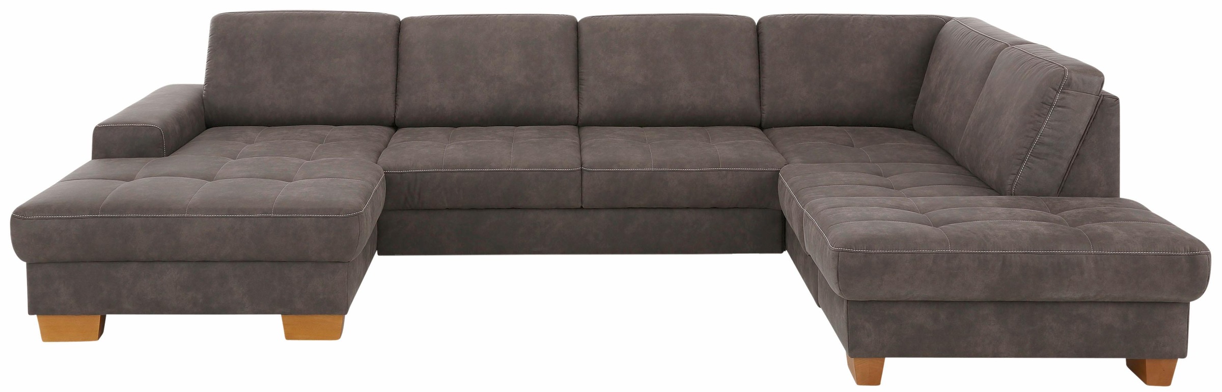 Home affaire Wohnlandschaft "Puccini U-Form" mit Federkern, Sitztiefenverst günstig online kaufen