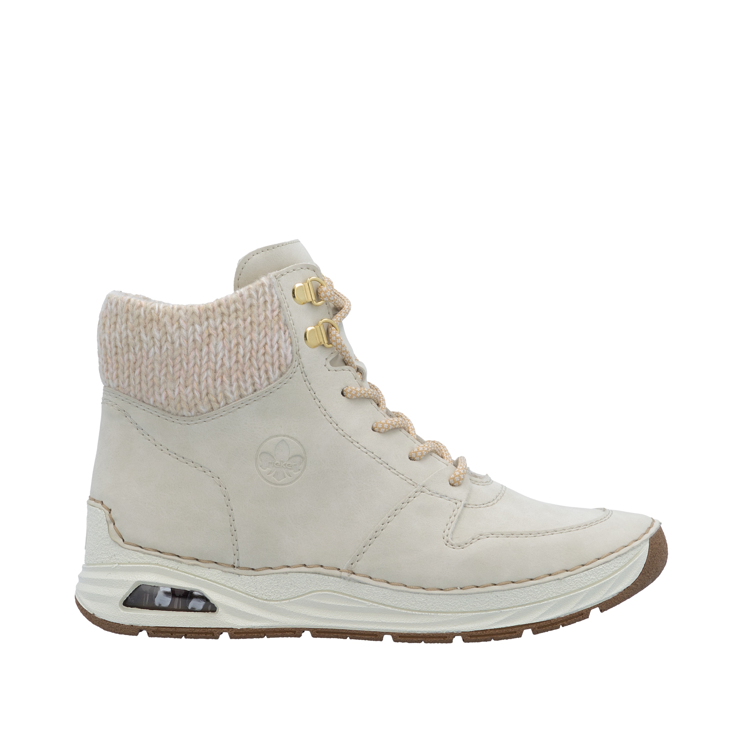 Rieker Schnürboots  High Top-Sneaker, Herbstschuh mit seitlicher Logoprägung
