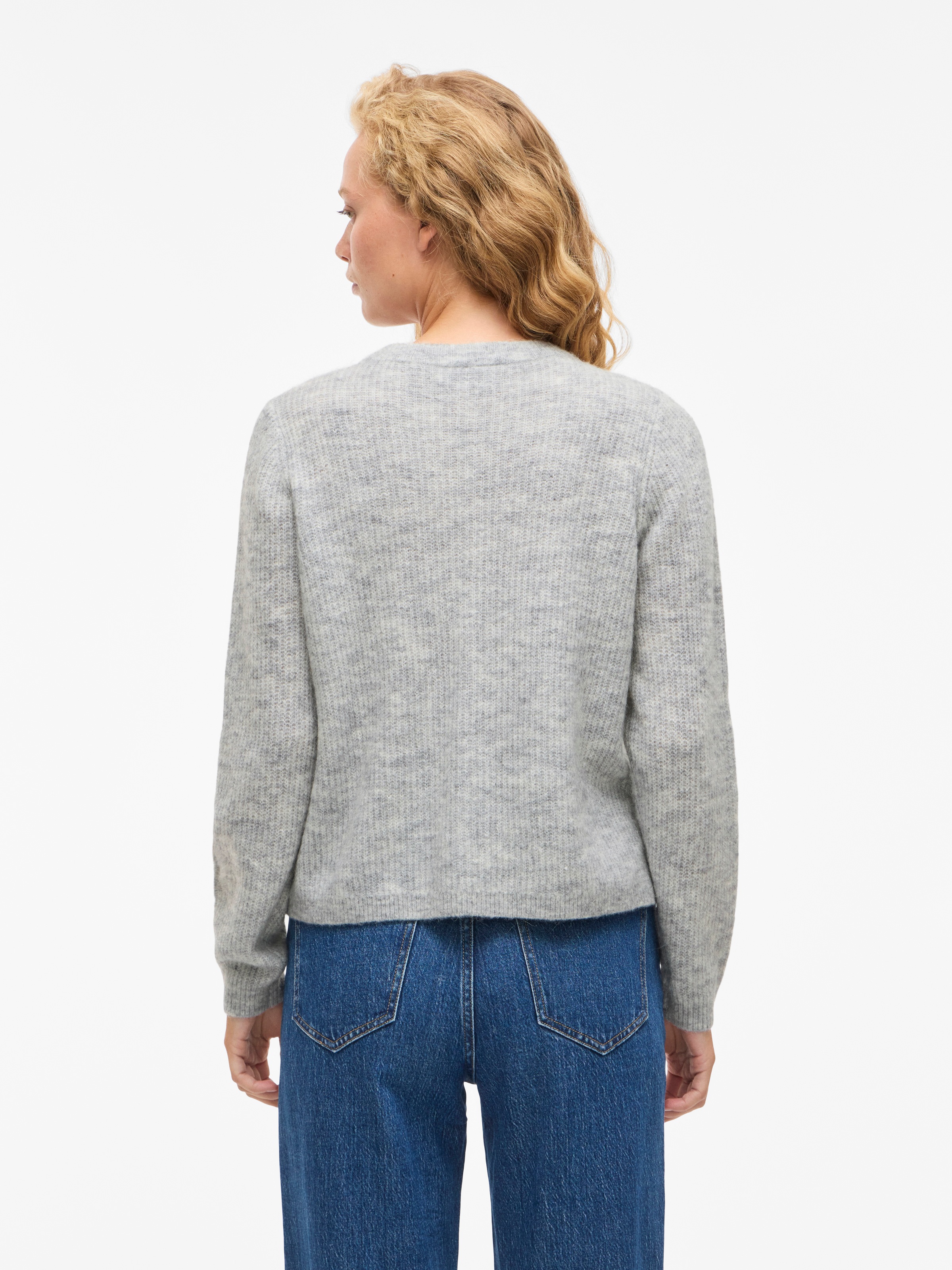 Vila Strickjacke "VILORY O-NECK L/S KNIT CARDIGAN-NOOS" günstig online kaufen