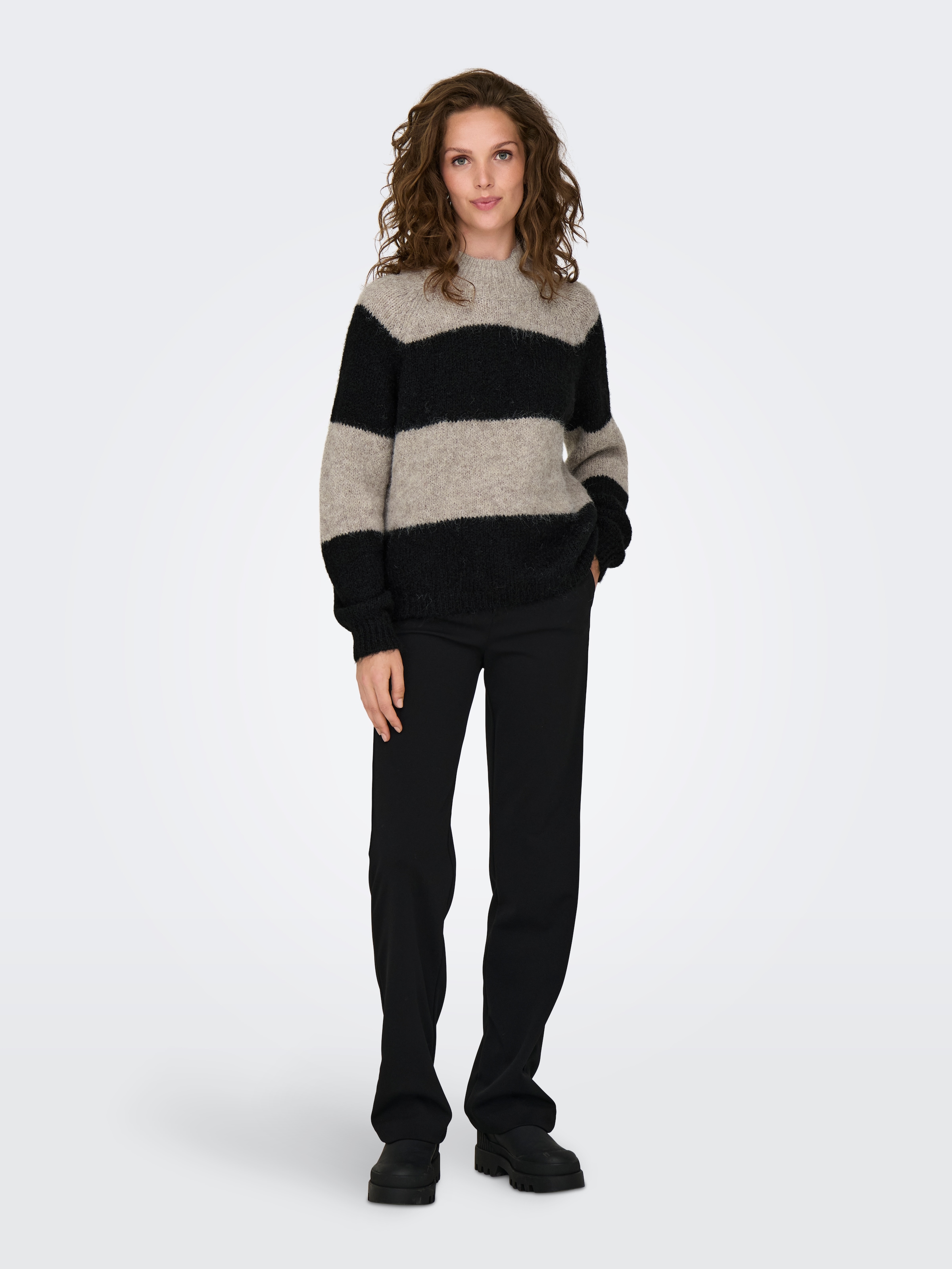 JDY Stehkragenpullover »JDYZOEY LIFE L/S HN RAGLAN PUL KNT NOOS«