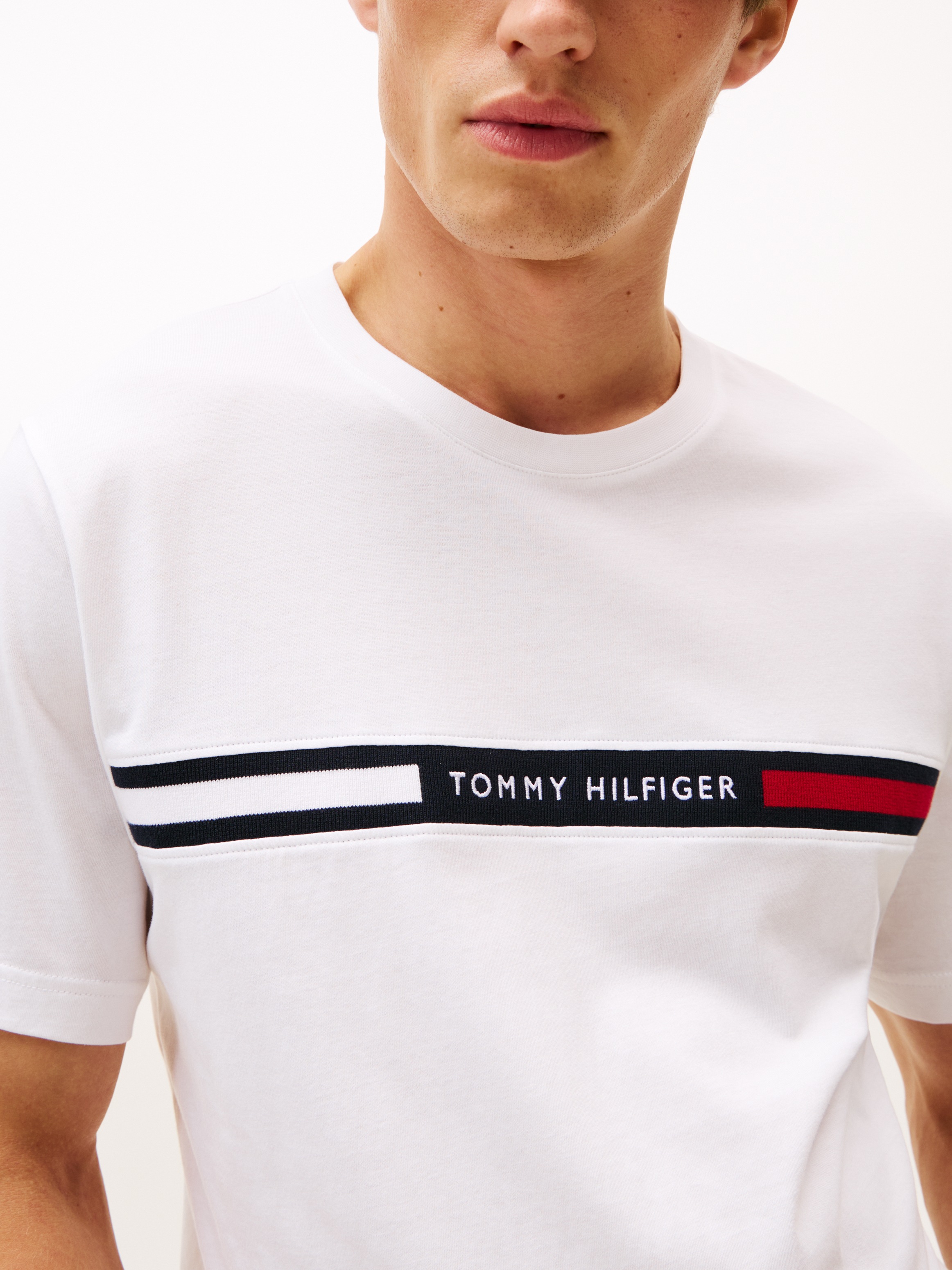Tommy Hilfiger T-Shirt "HILFIGER CHEST INSERT" günstig online kaufen