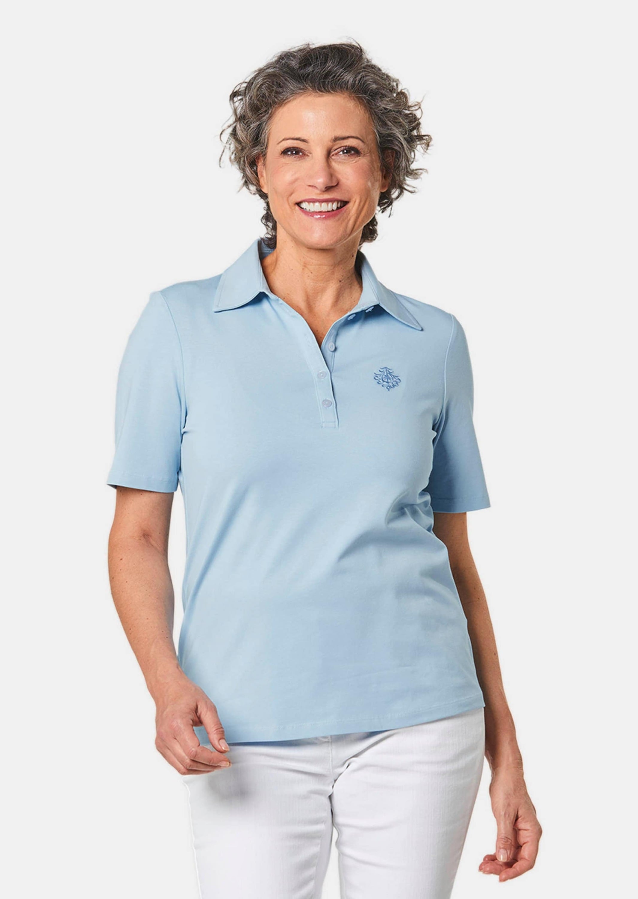GOLDNER Poloshirt »Poloshirt Stretchbequemes Poloshirt«