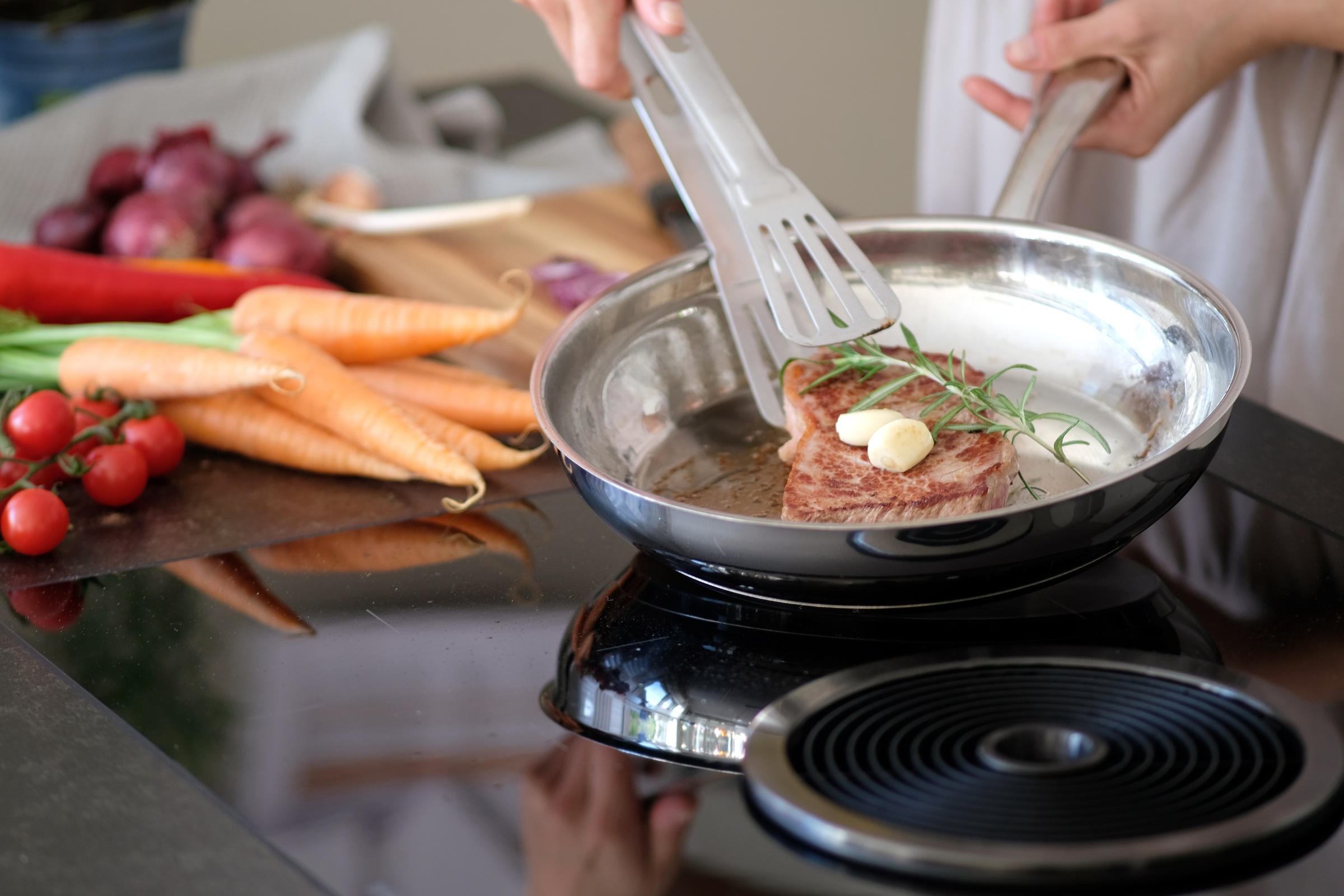 MÄSER Bratpfanne »Tavos« Edelstahl 18/10 Set, 1 Stk. tlg.