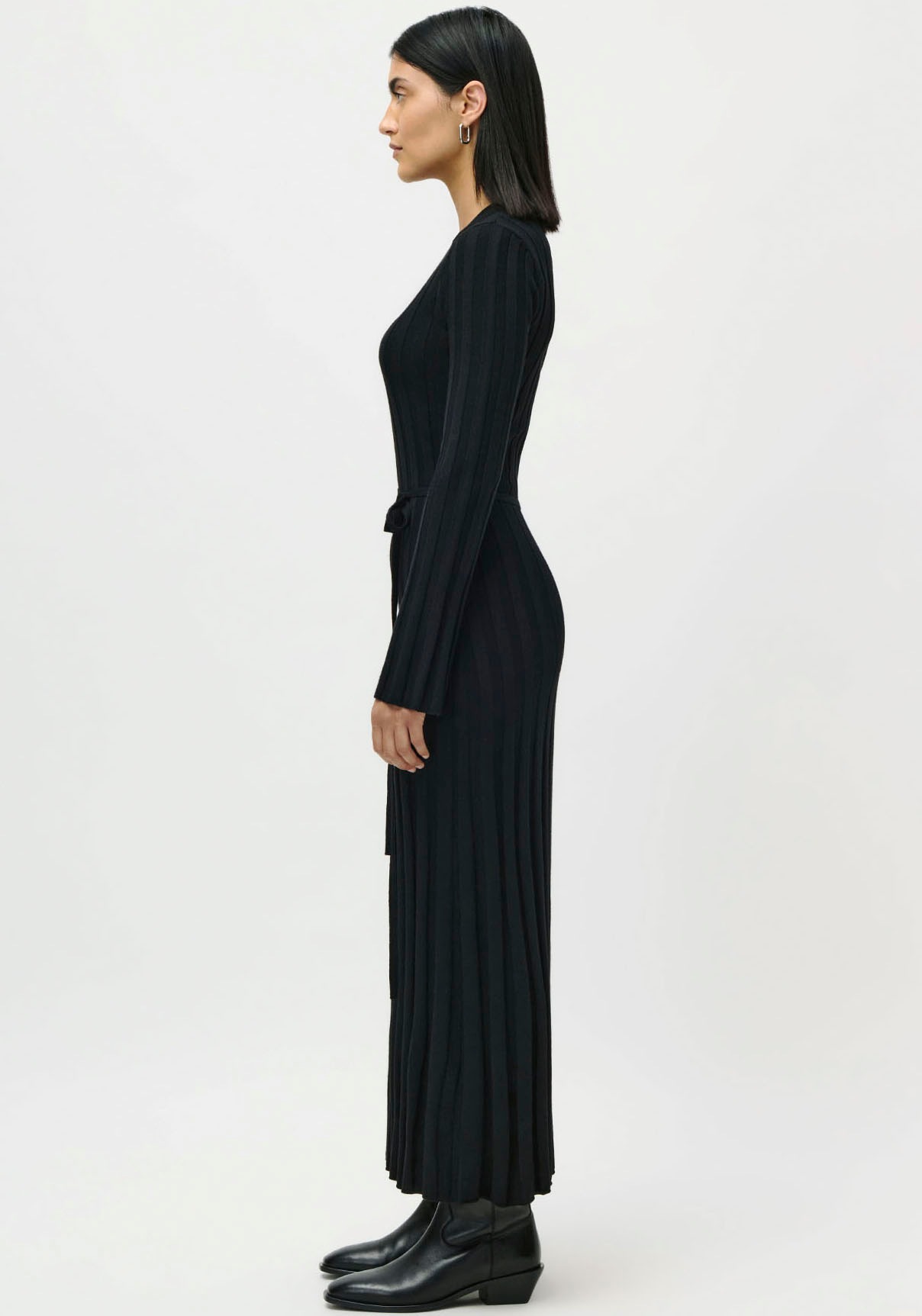 Thumbnail - LeGer Strickkleid "Tamina, LeGer by Lena Gercke" Ohne Tasche Regular fit mit Rundhalsausschnitt