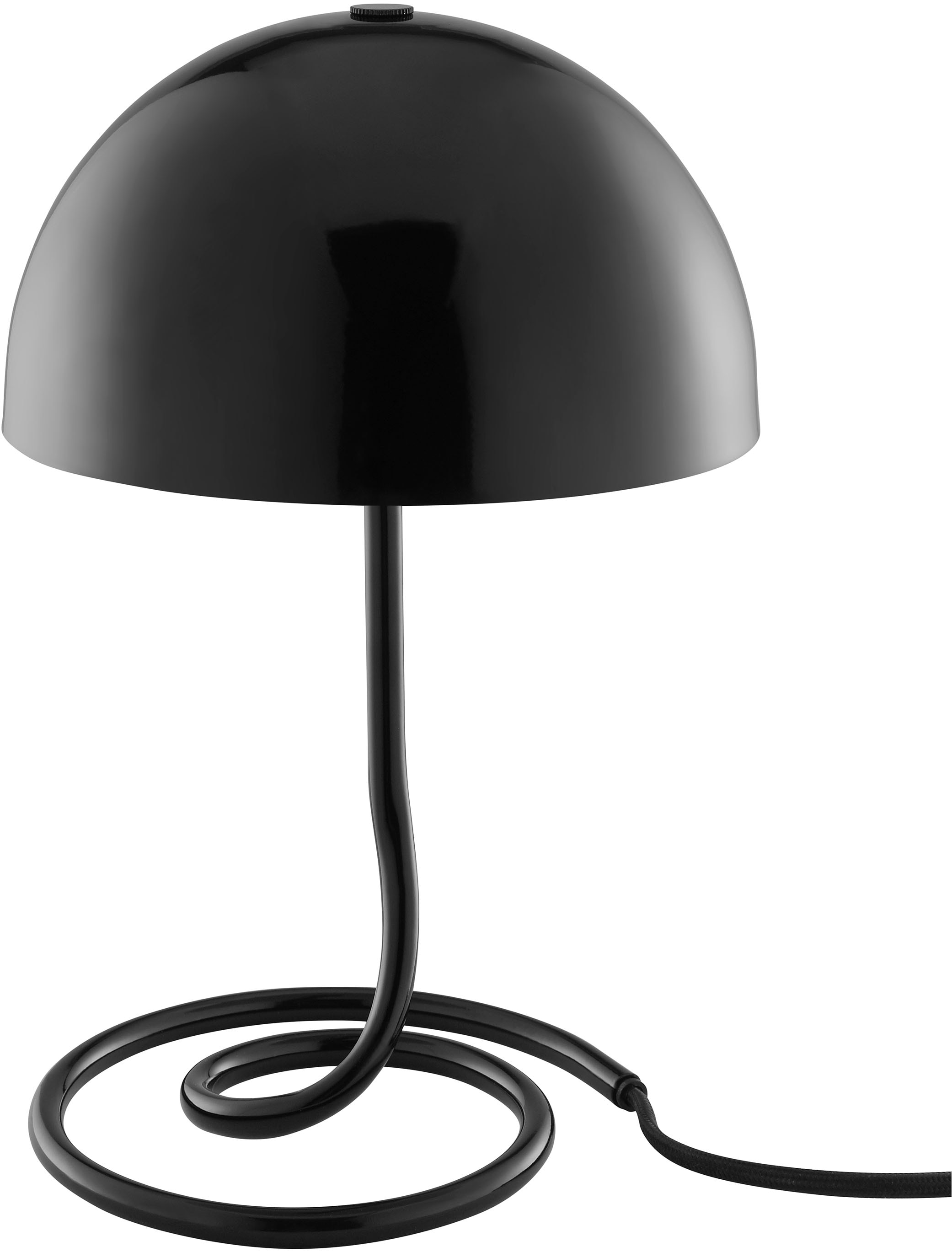 my home Tischleuchte »Sira«, Leuchtmittel G9 | ohne Leuchtmittel, G9 Fassung, Ø 20 cm, Metall, mit Spiralfuß