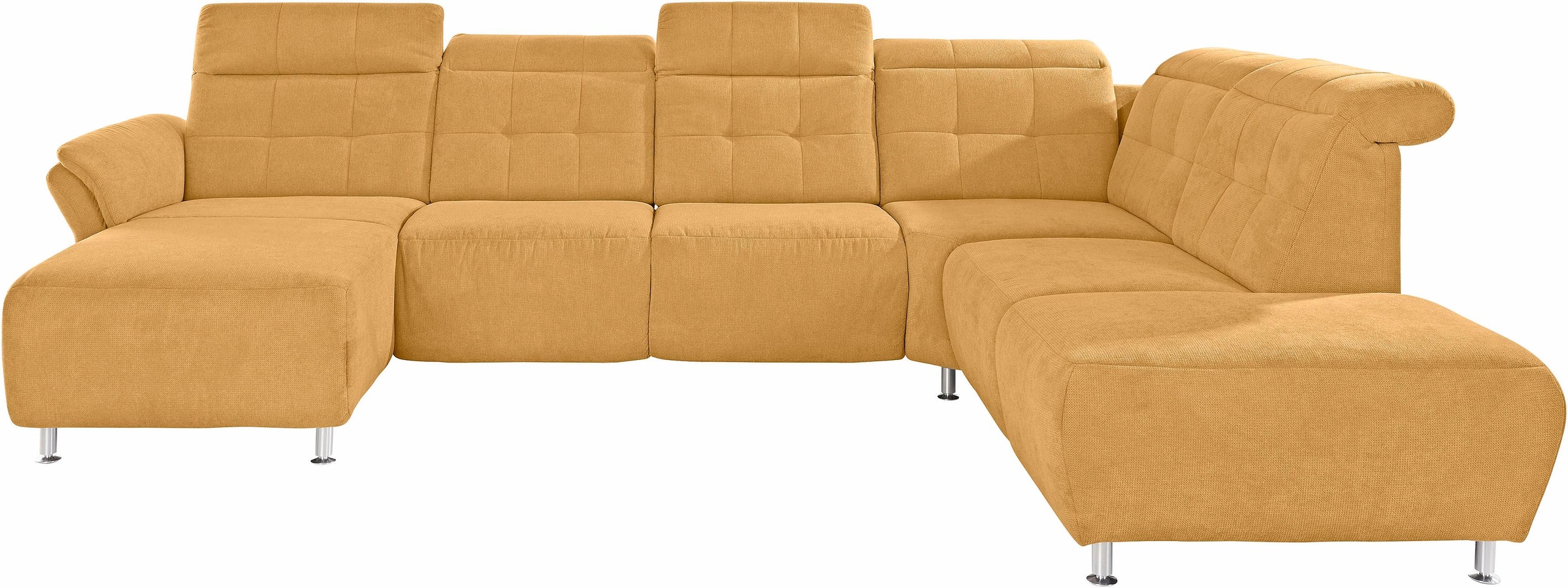 Home affaire Wohnlandschaft "Manhattan U-Form" 2 Sitze mit elektrischer Rel günstig online kaufen