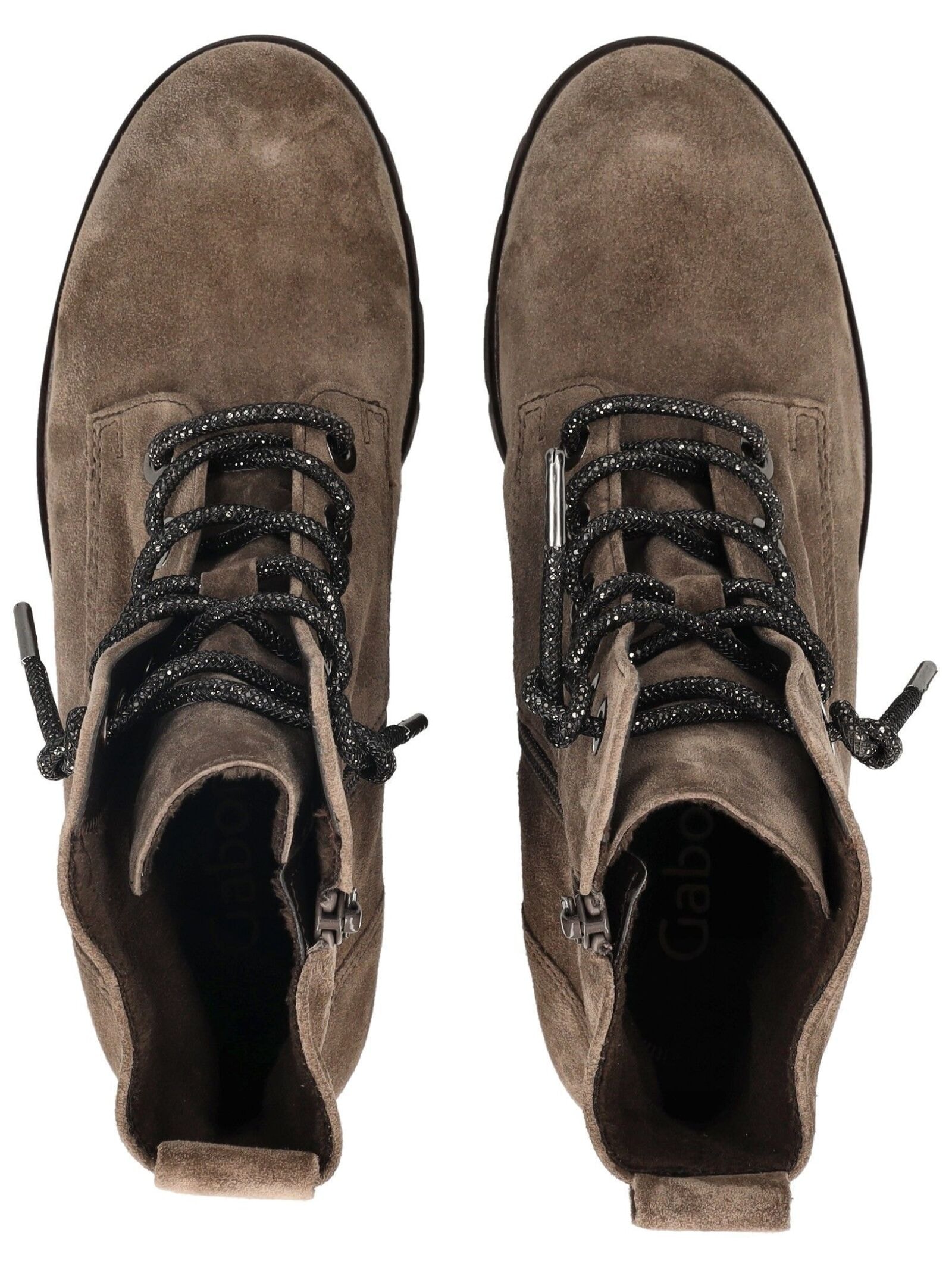 Gabor Schnürstiefelette »Gabor Stiefelette Veloursleder«